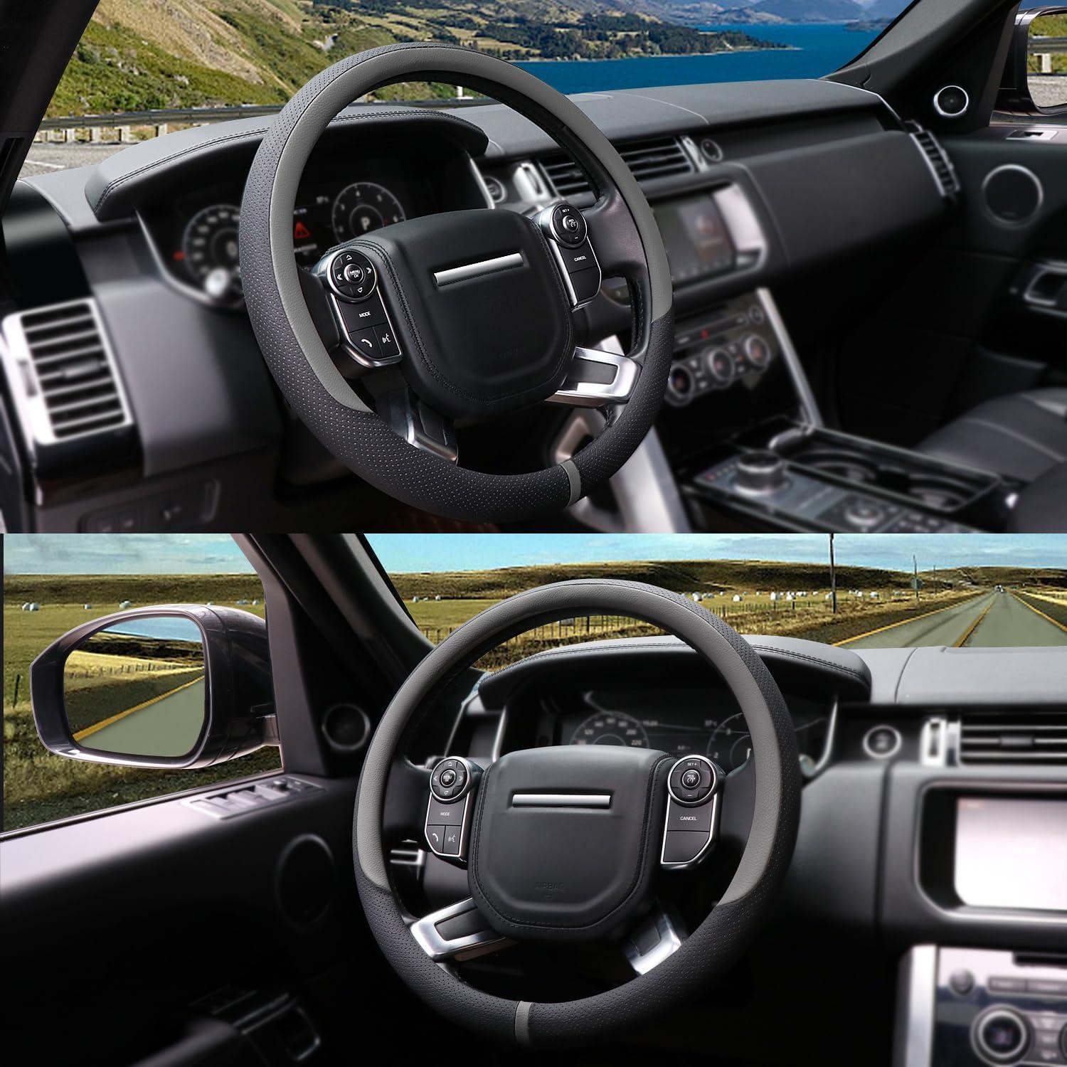 Funda de Volante COFIT 16" Antideslizante Transpirable Gris