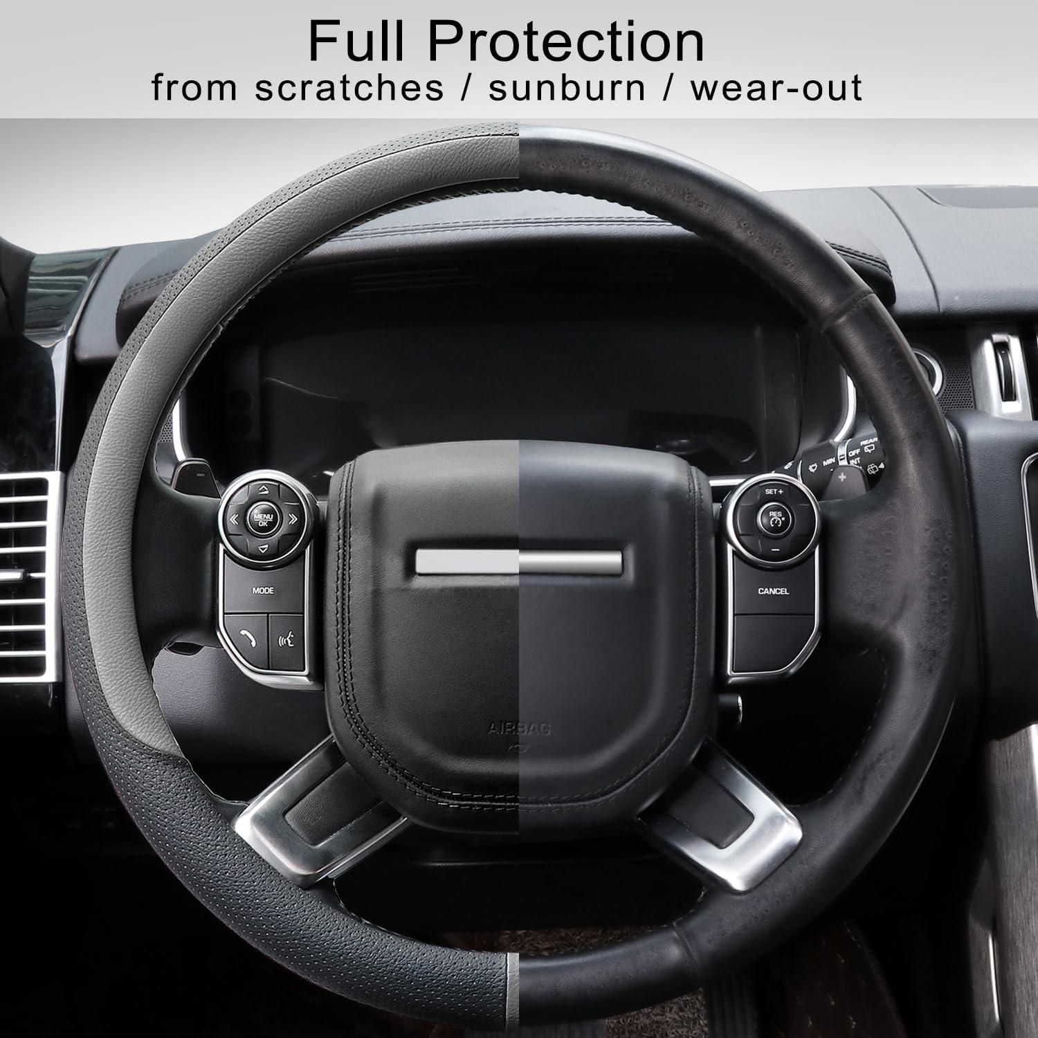 Funda de Volante COFIT 16" Antideslizante Transpirable Gris