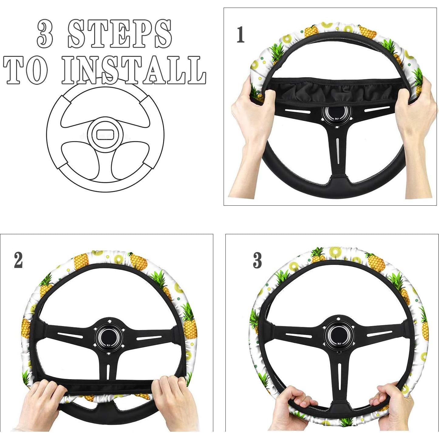 Cubierta de Volante UNICEU Arcoíris Boho Antideslizante 37-38 cm