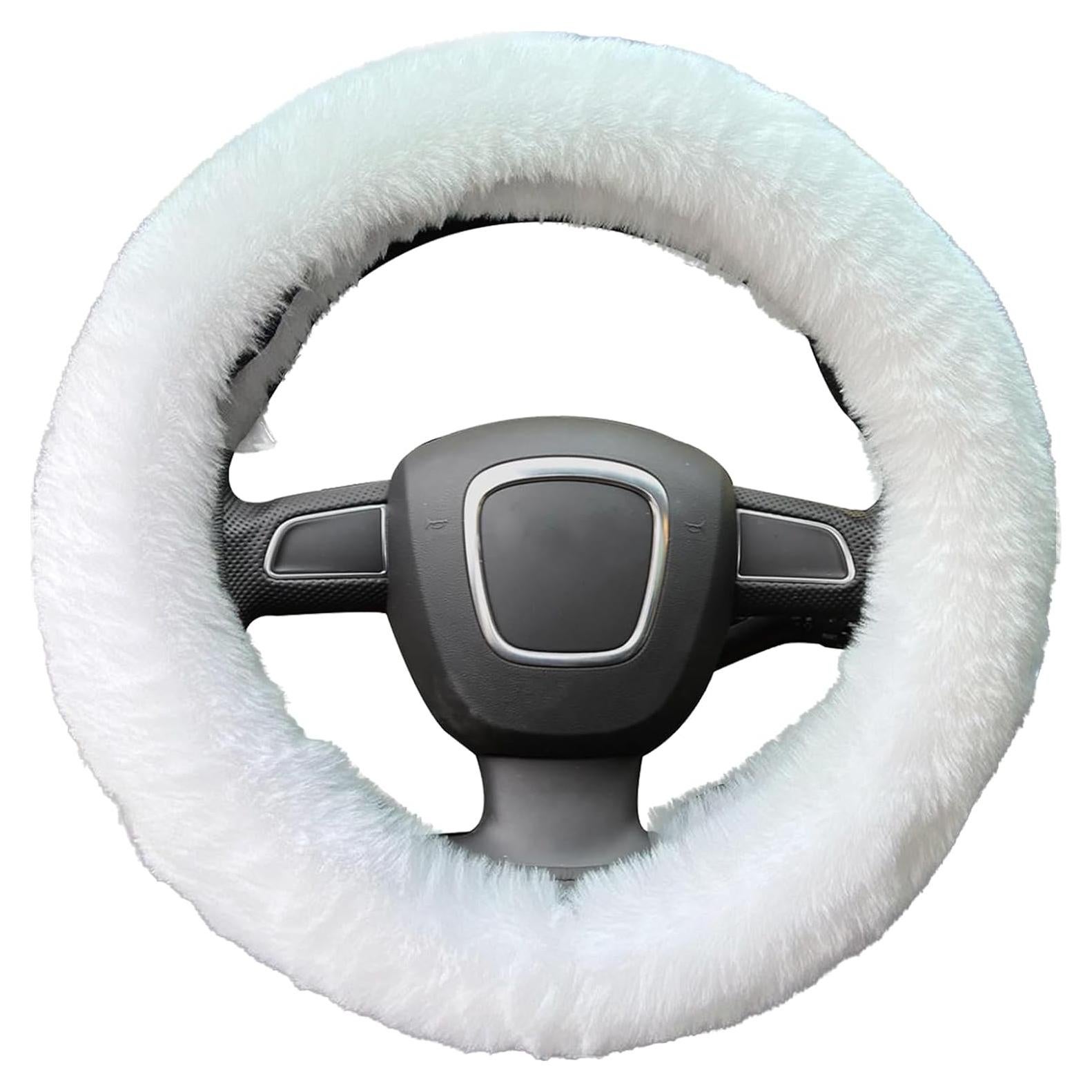 Cubierta de Volante Esponjosa YUNXNYC Blanca 38 cm Antideslizante