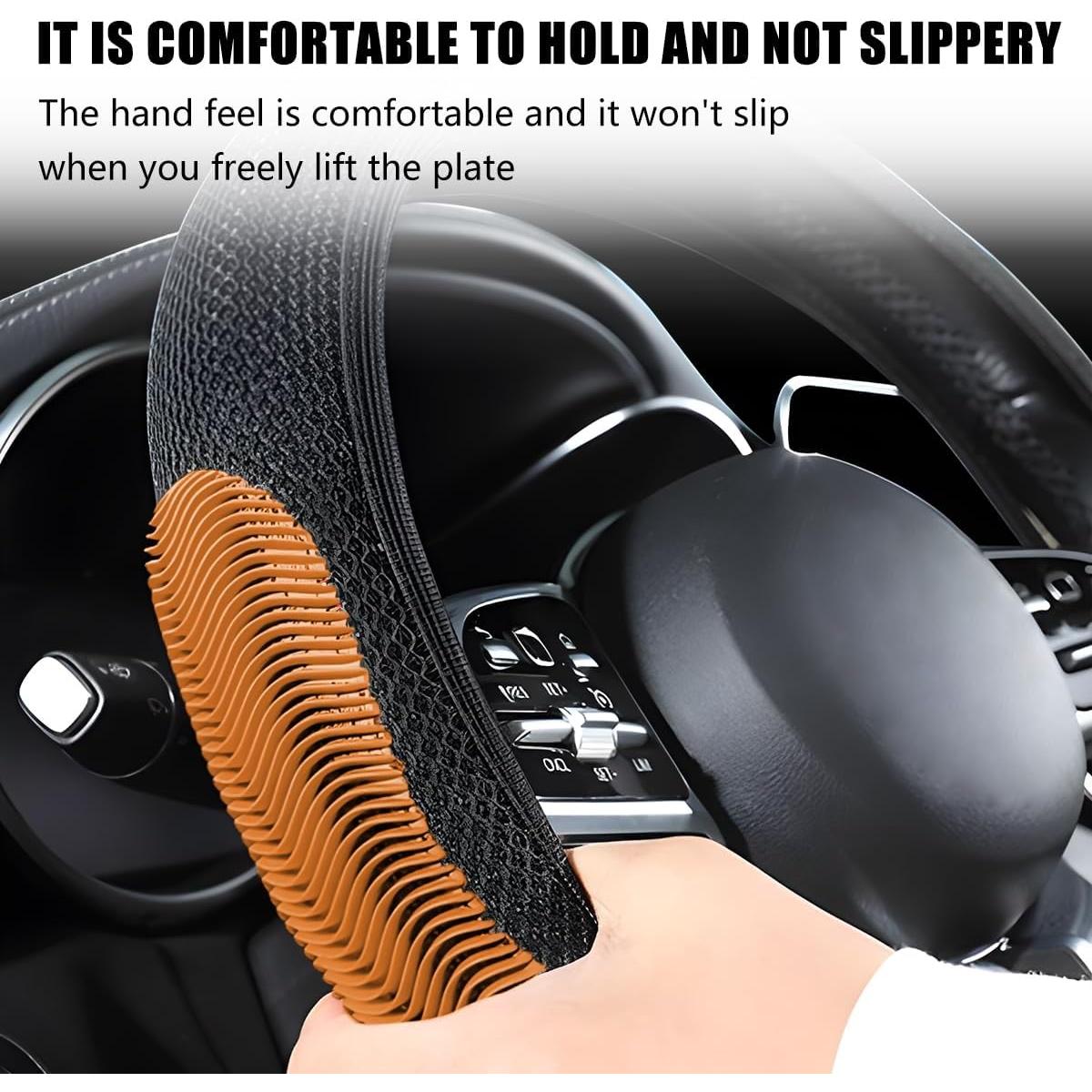 Cubierta de Volante KHGUZ 38 cm Antideslizante Transpirable