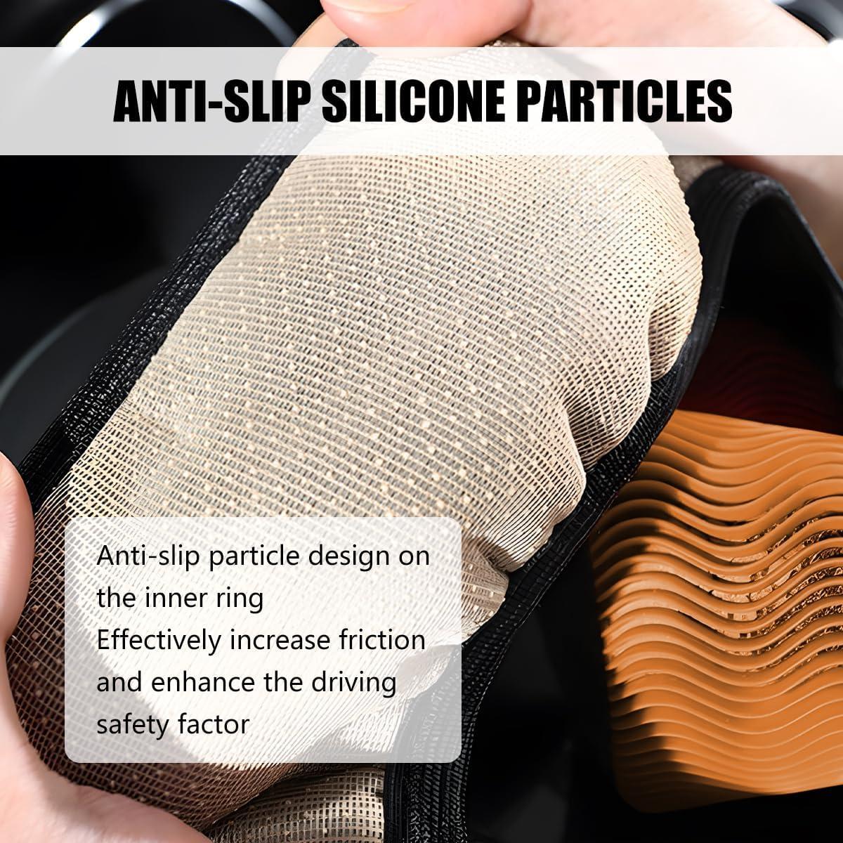 Cubierta de Volante KHGUZ 38 cm Antideslizante Transpirable