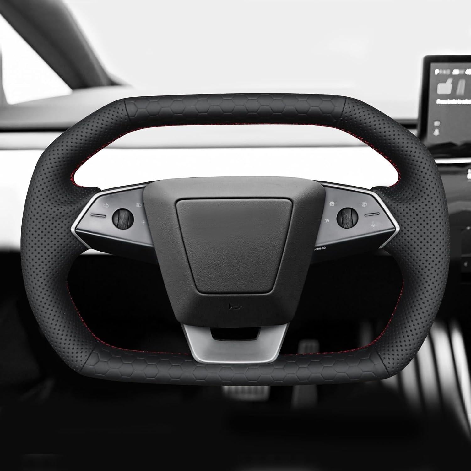 Cubierta de Volante MEWANT para Tesla Cybertruck 2023-2025