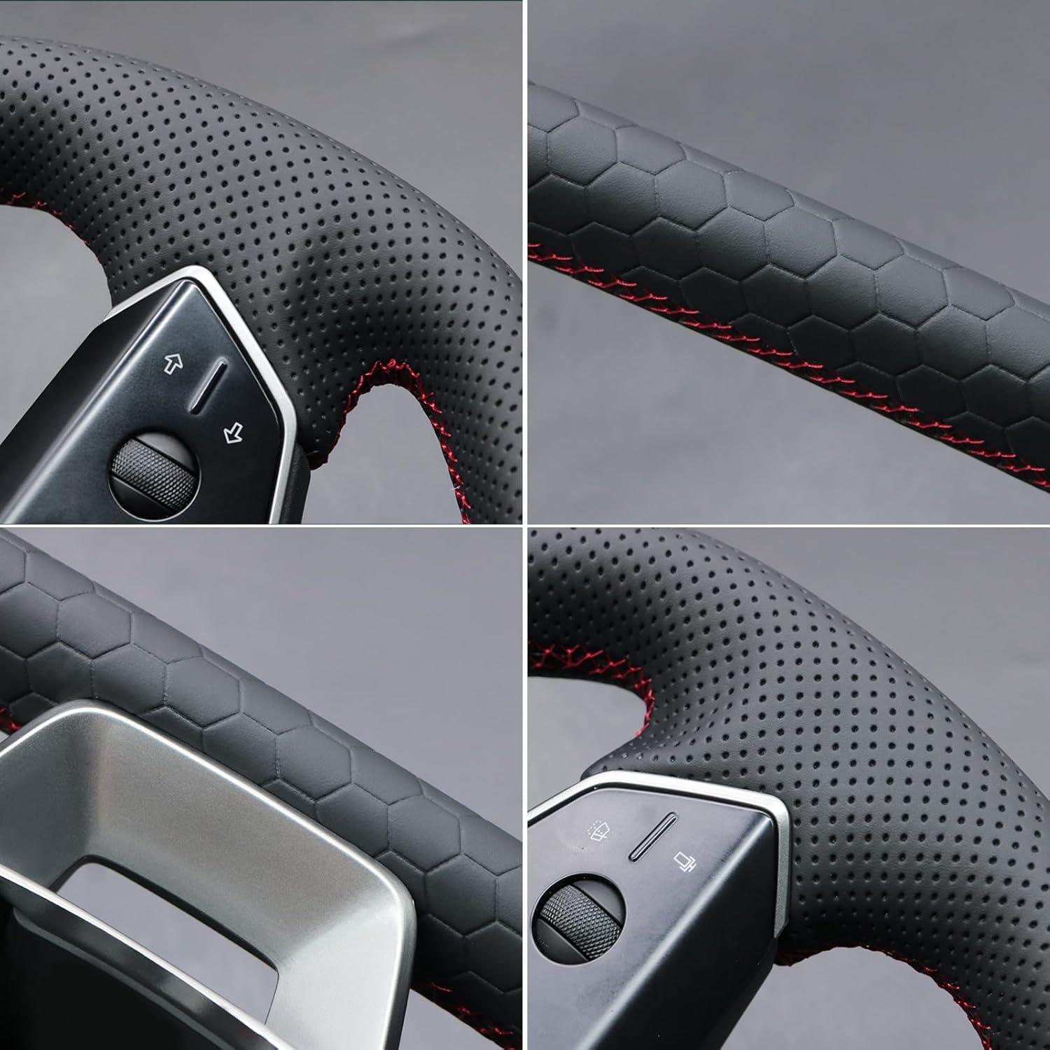 Cubierta de Volante MEWANT para Tesla Cybertruck 2023-2025