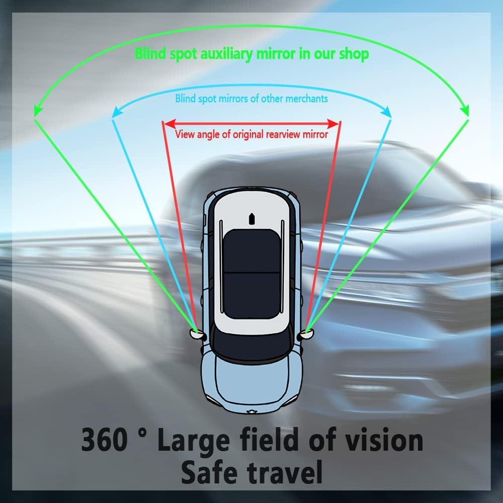 Espejo de Coche Punto Ciego OFBAND HD Ajustable Universal