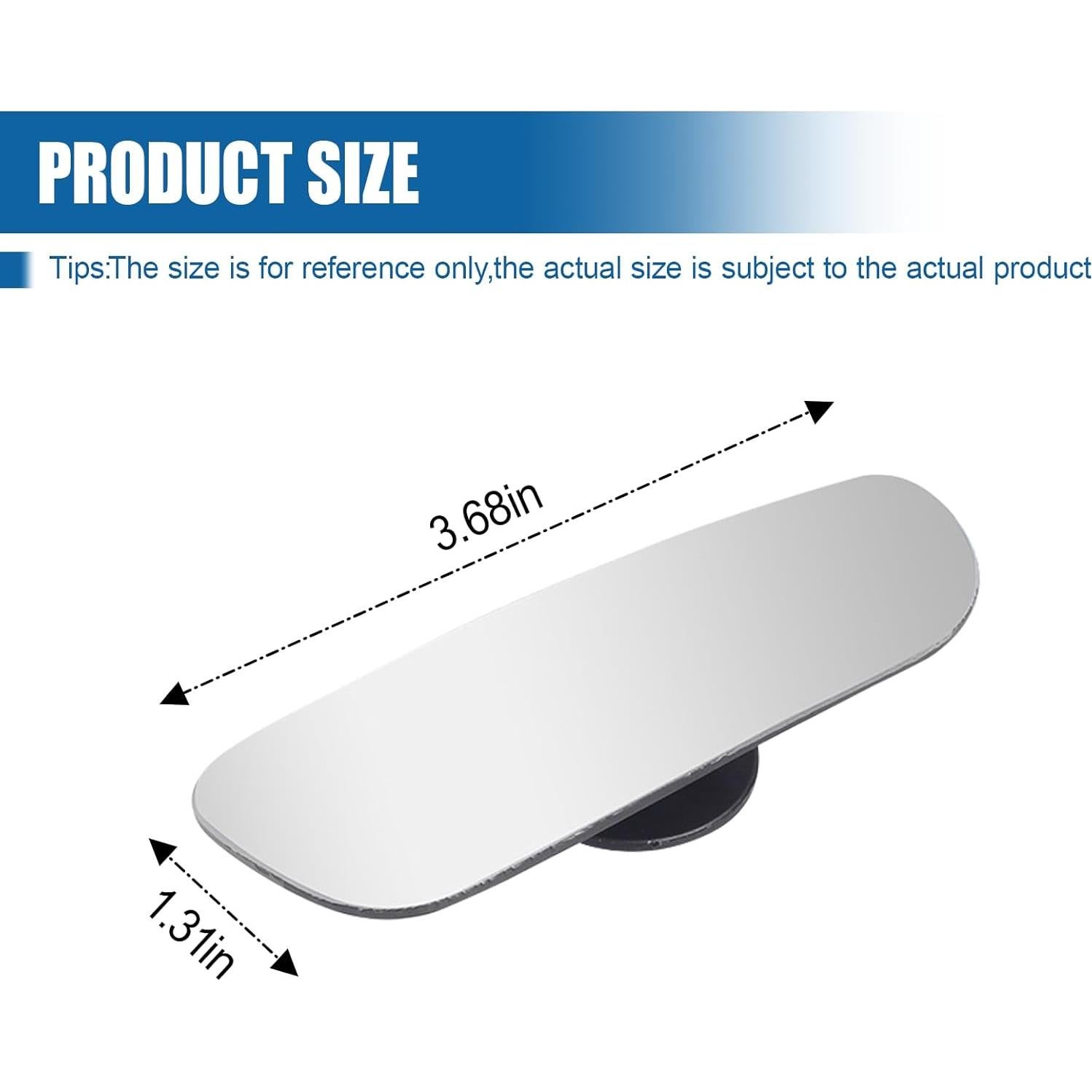 Espejo Convexo de Punto Ciego UHANBUT 9.34x3.33cm Ajustable