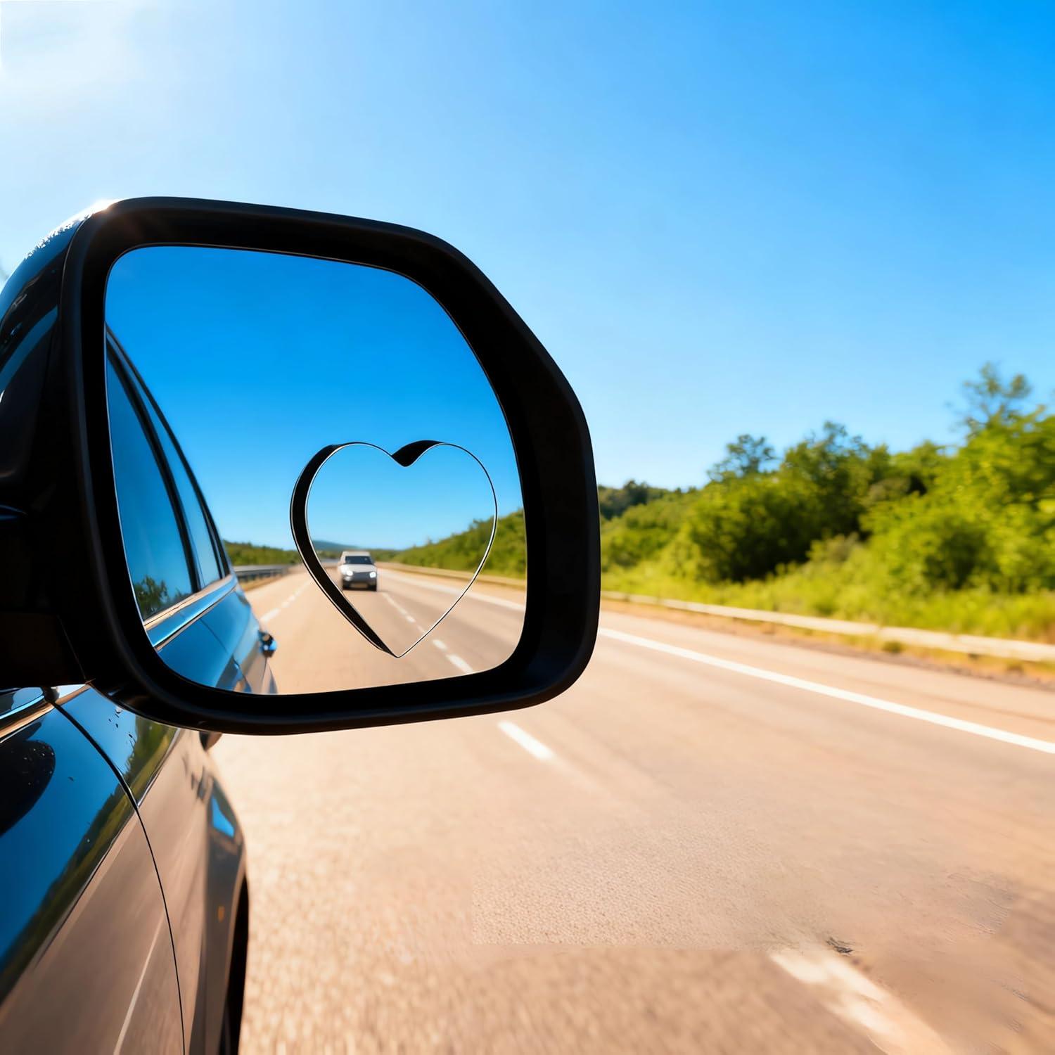 Espejos de Punto Ciego MARLBSTON 2" HD Cromado Paquete de 2