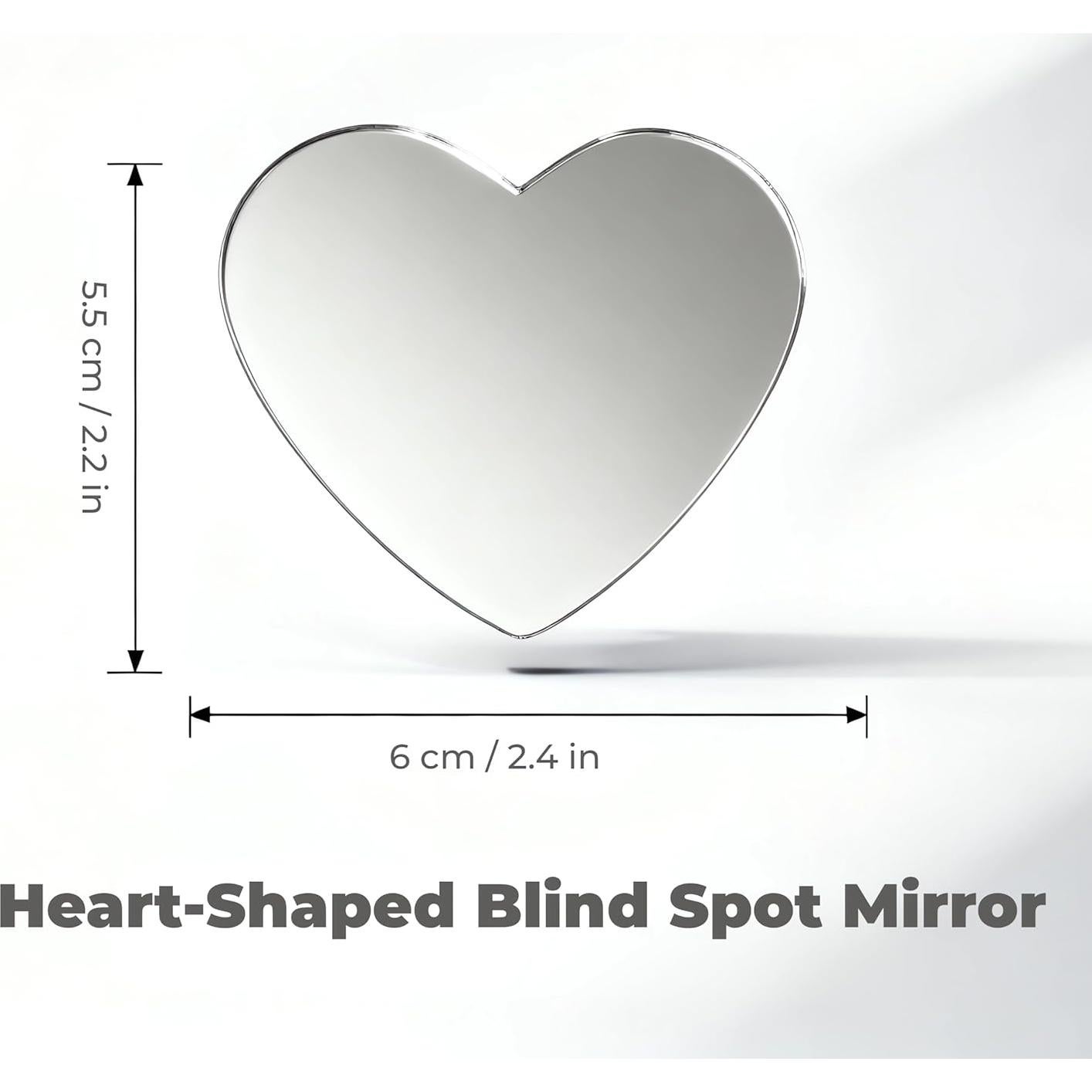 Espejos de Punto Ciego MARLBSTON 2" HD Cromado Paquete de 2