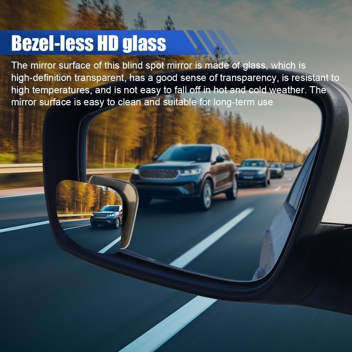 Espejos de Punto Ciego UHANBUT Ajustables HD 6.15x5.03cm