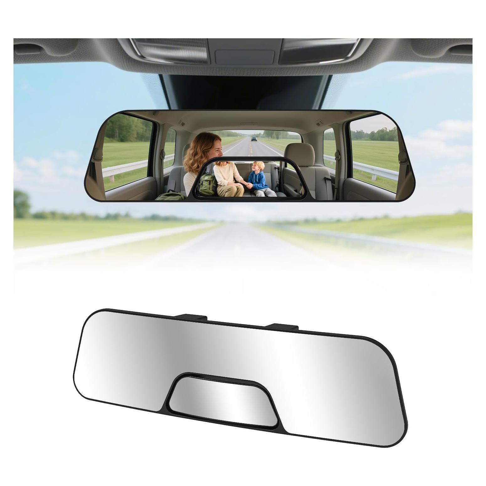 Espejo Retrovisor Panorámico Ajustable HmmtyRack HR0310 30 cm