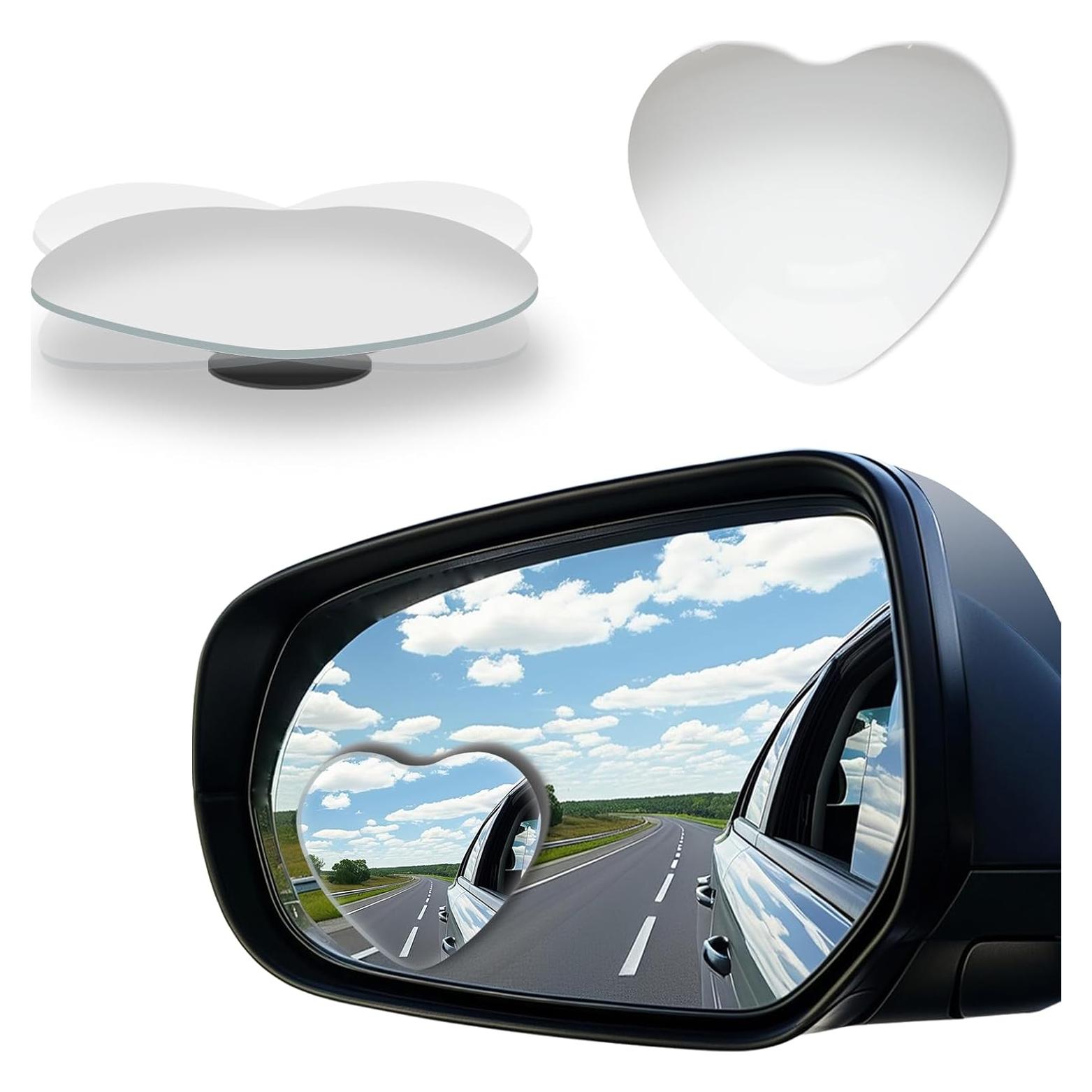Espejos Convexos UYUOO 8cm para Puntos Ciegos - Set de 2