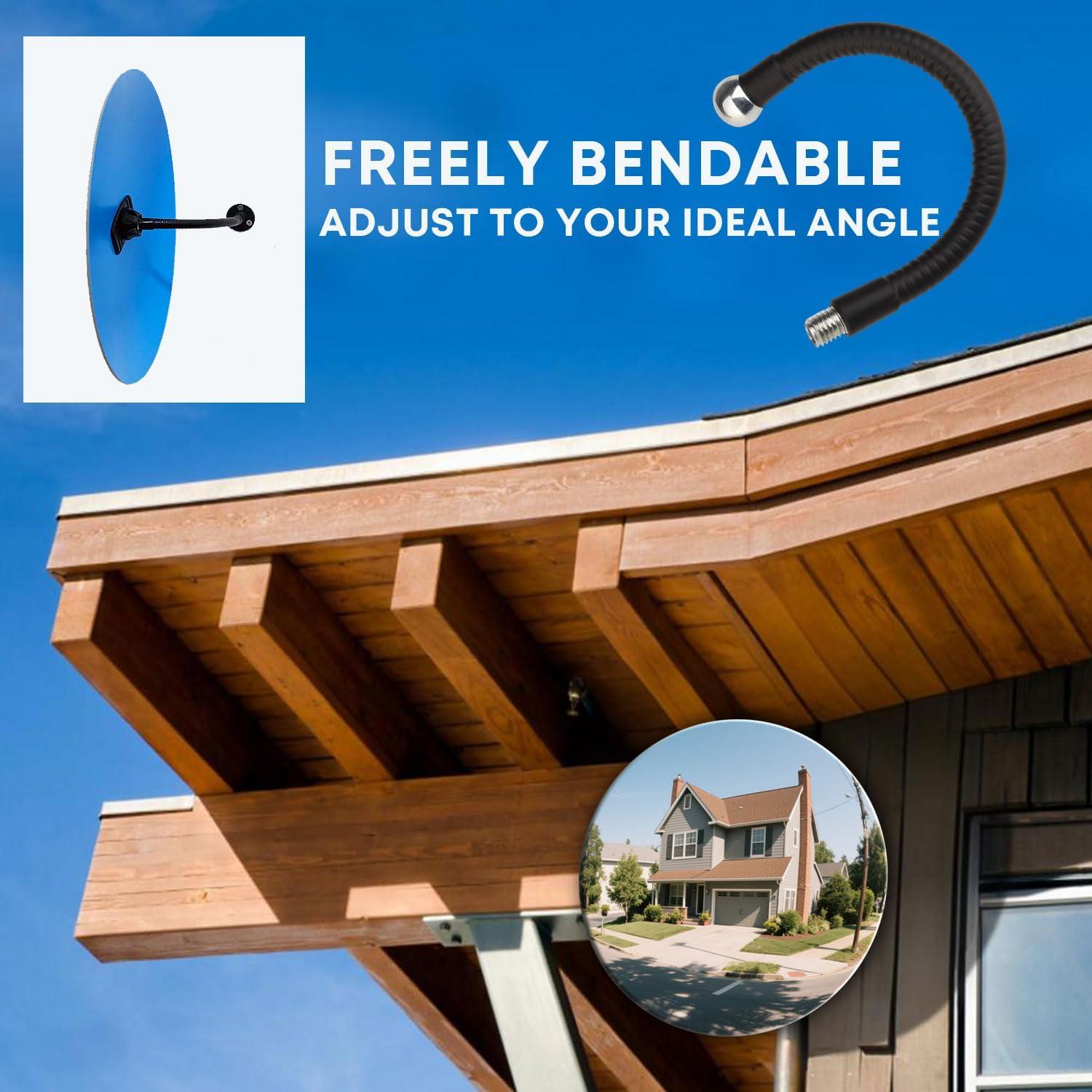 Espejo Convexo Acrílico 29.6 cm ONSOGI Seguridad Ajustable