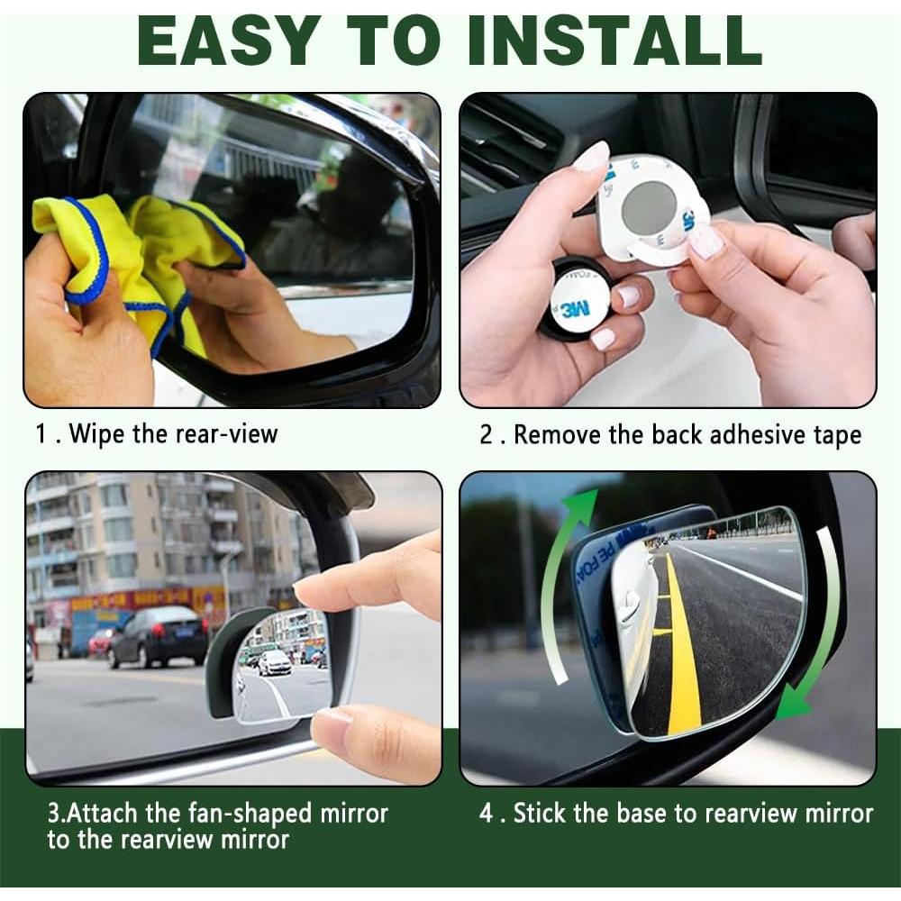 Espejo de Punto Ciego HAOBO Convexo HD Universal 11.6g