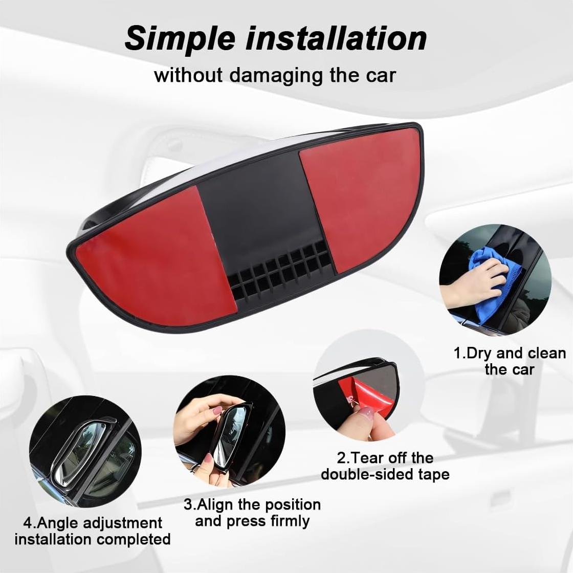 Espejos Ajustables DUSCOKE para Punto Ciego de Coche - 2 Piezas