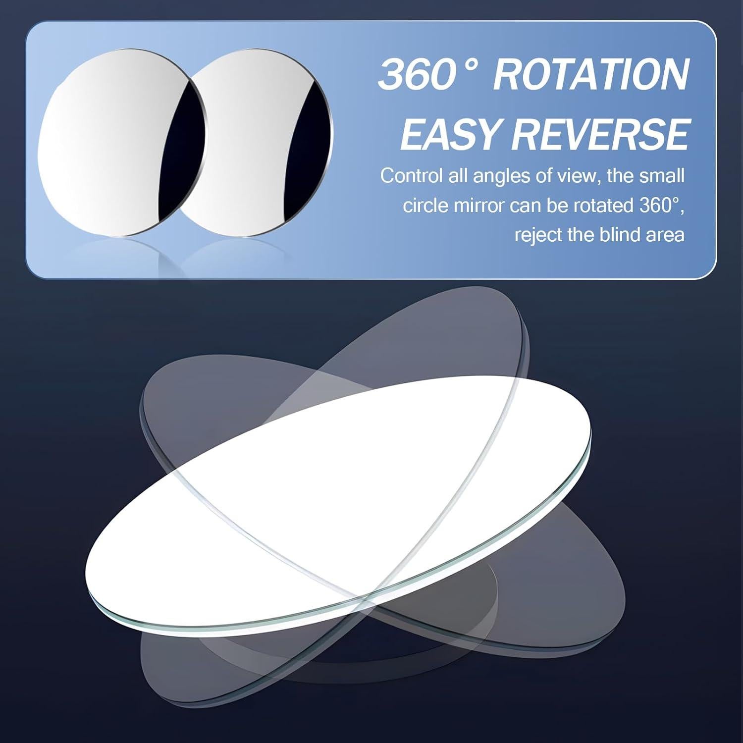 Espejo Convexo de Punto Ciego Sumjig 2 PCS Ajustable Universal