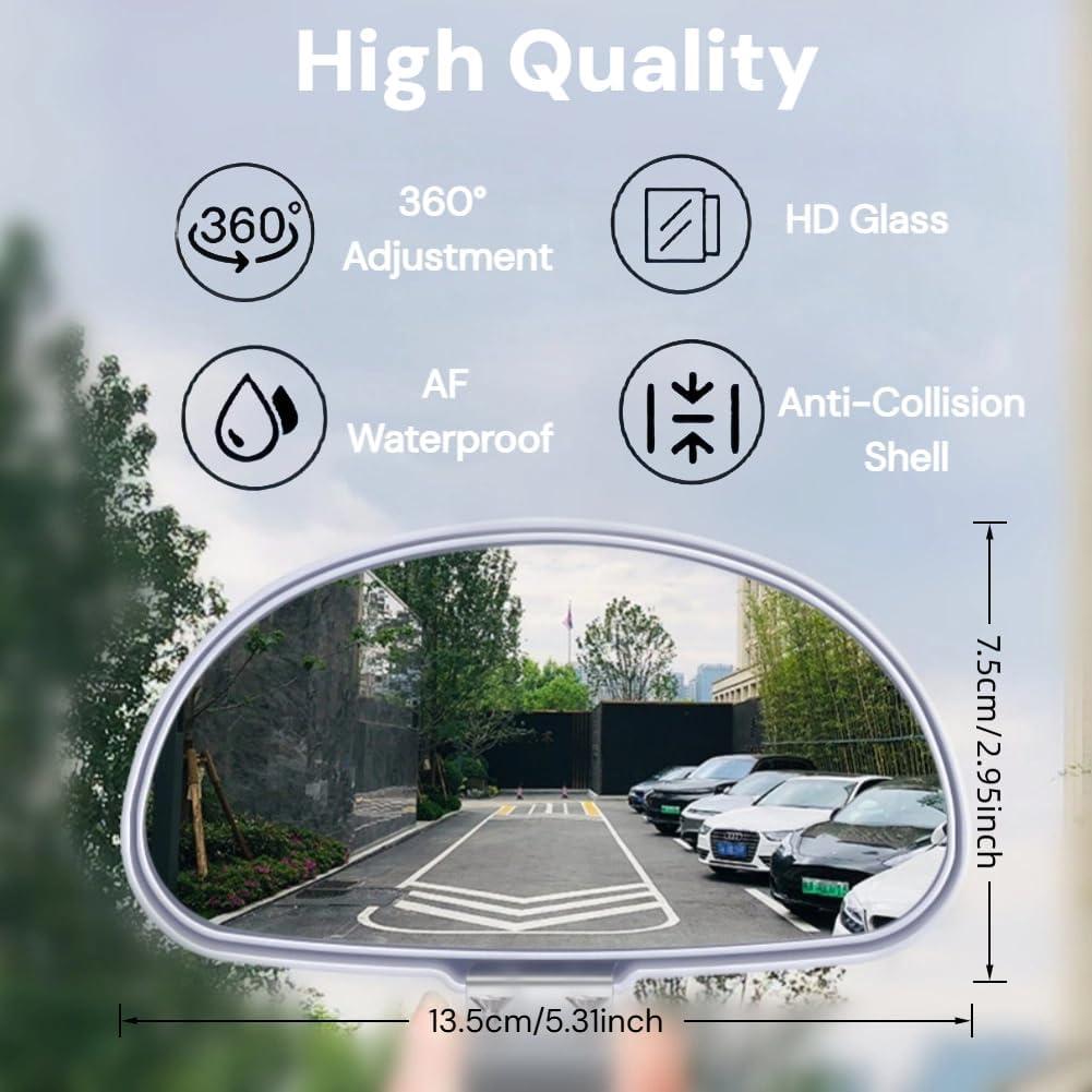 Espejo de Punto Ciego LIYISHUO Universal 13.5x10 cm