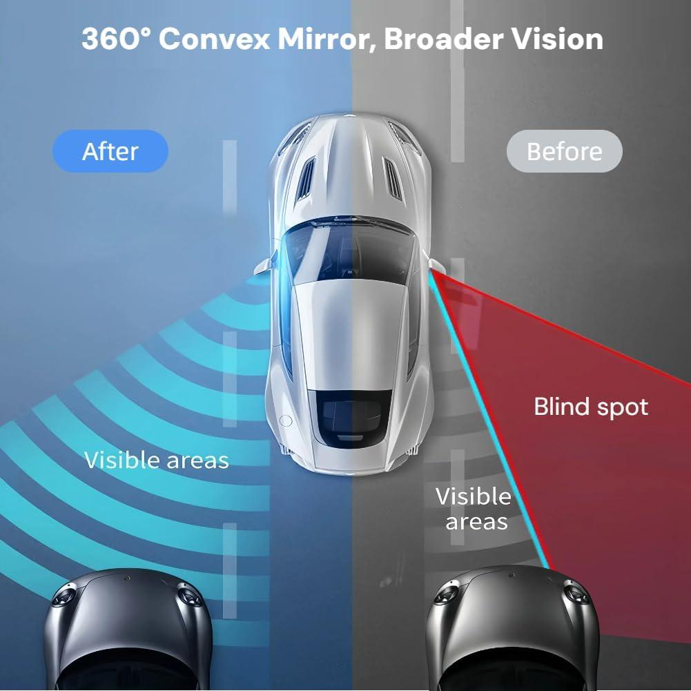 Espejo de Punto Ciego LIYISHUO Universal 13.5x10 cm