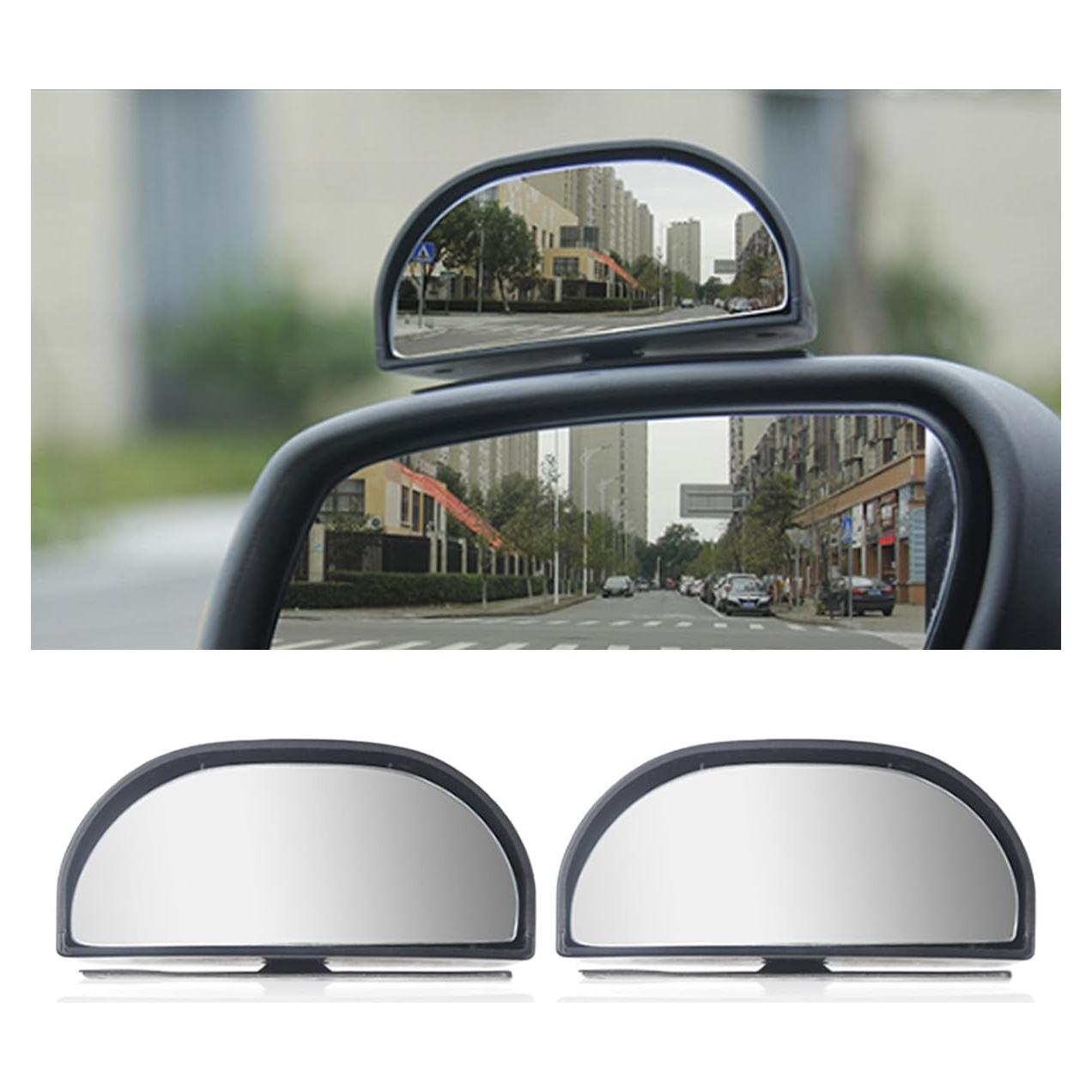 Espejo de Punto Ciego LAINLOY 10.4x5.1cm Ajustable Negro