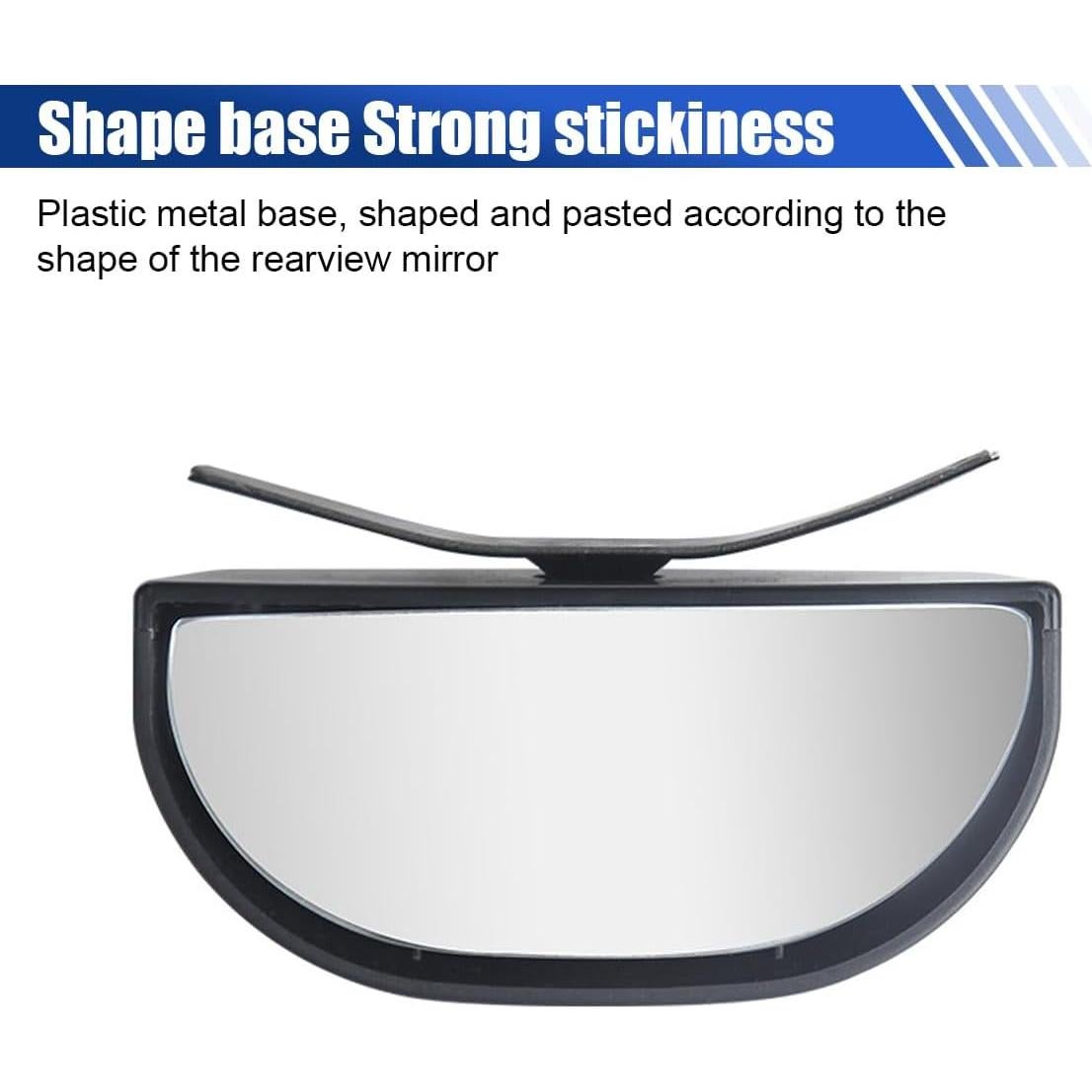 Espejo de Punto Ciego LAINLOY 10.4x5.1cm Ajustable Negro