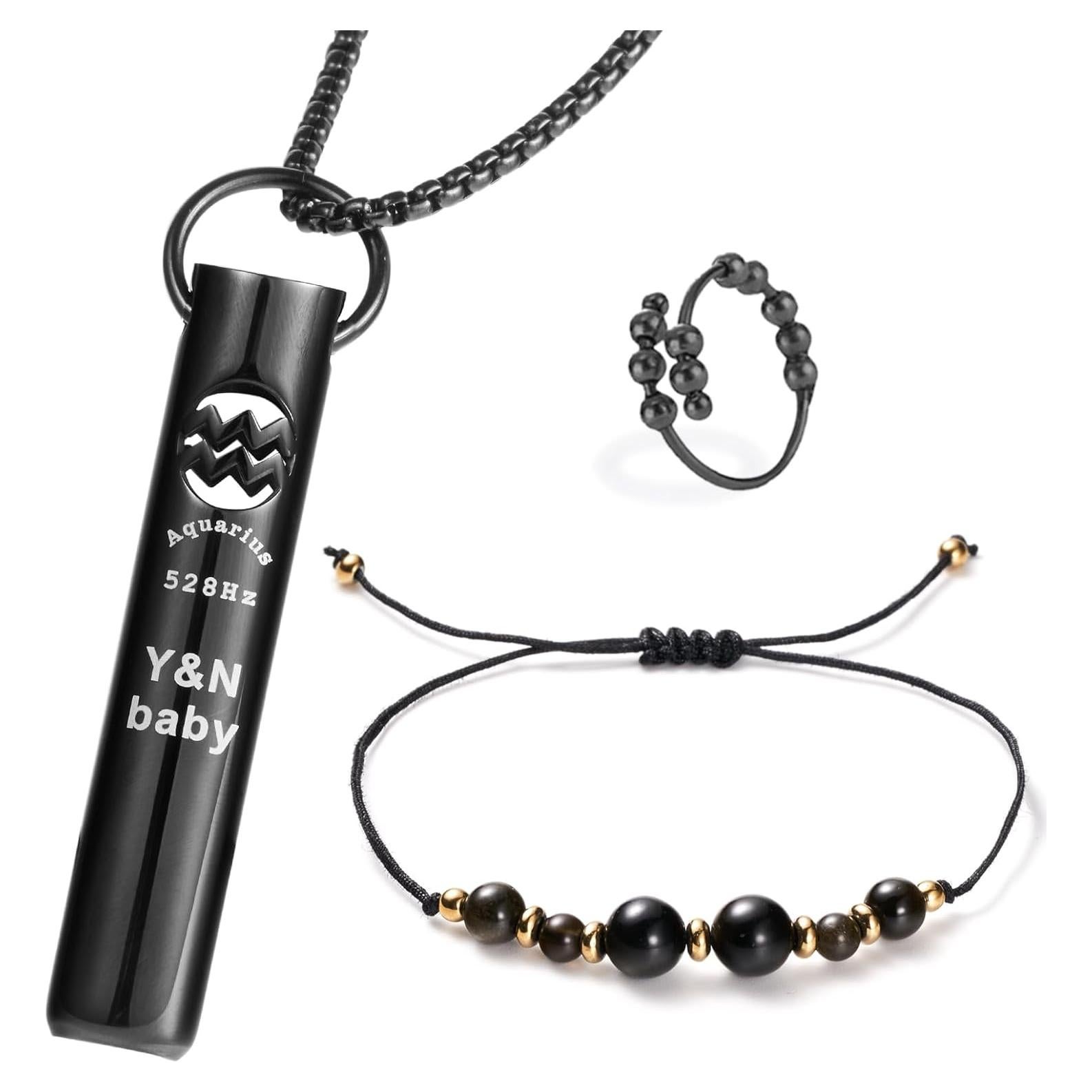 Silbato de Meditación 528Hz - YNbaby - Collar y Pulsera