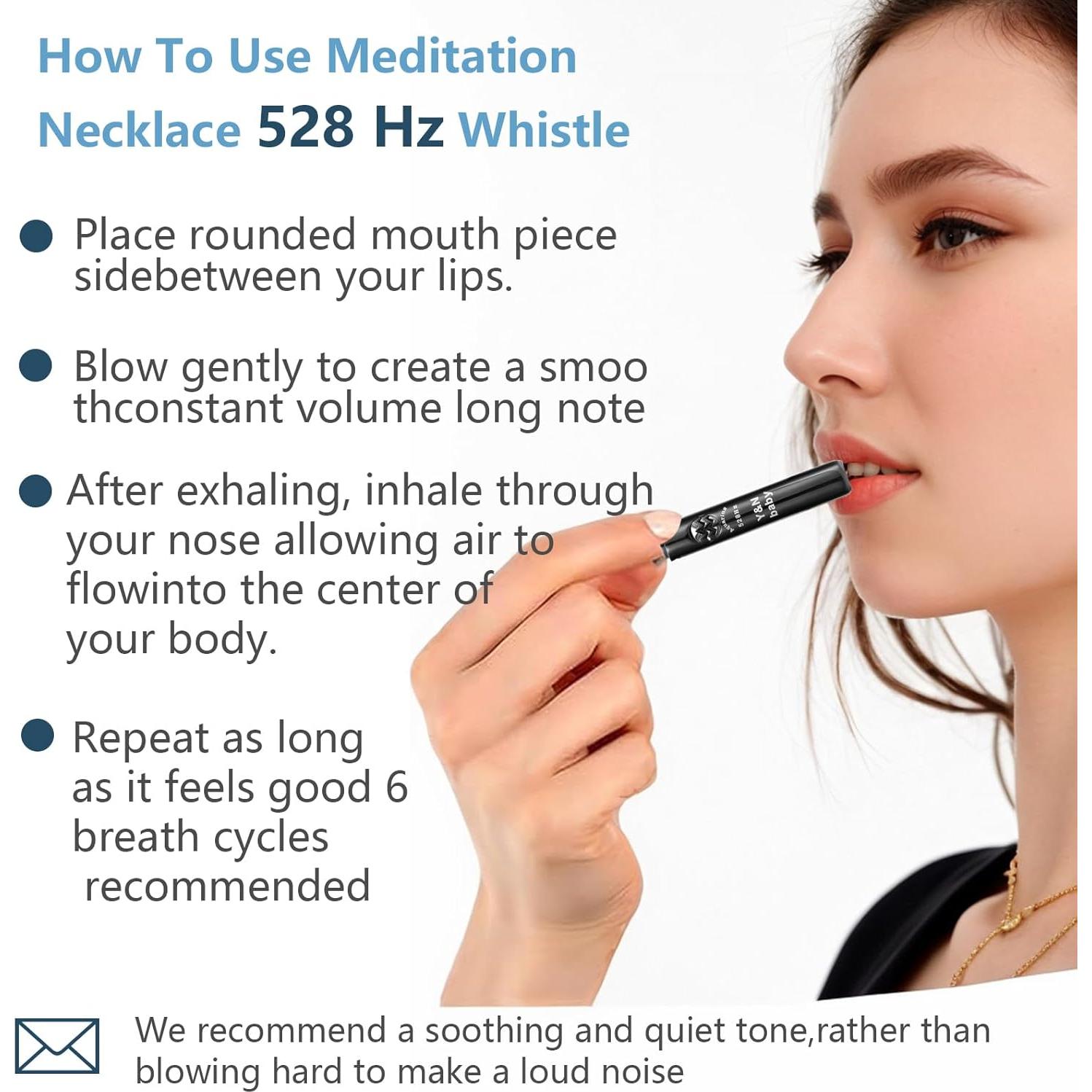 Silbato de Meditación 528Hz - YNbaby - Collar y Pulsera