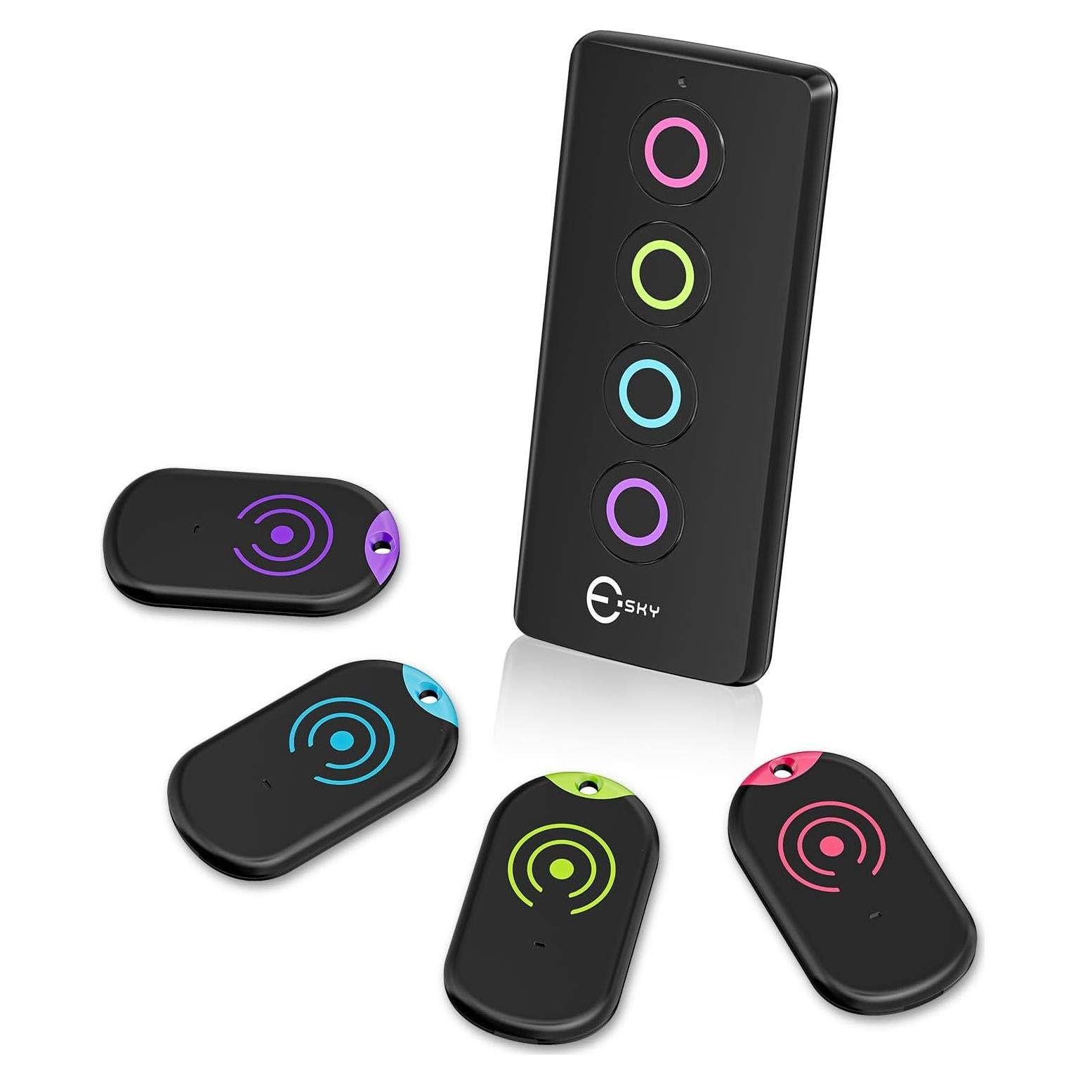 Localizador de Llaves Esky Ultra Delgado 4 Receptores 80dB