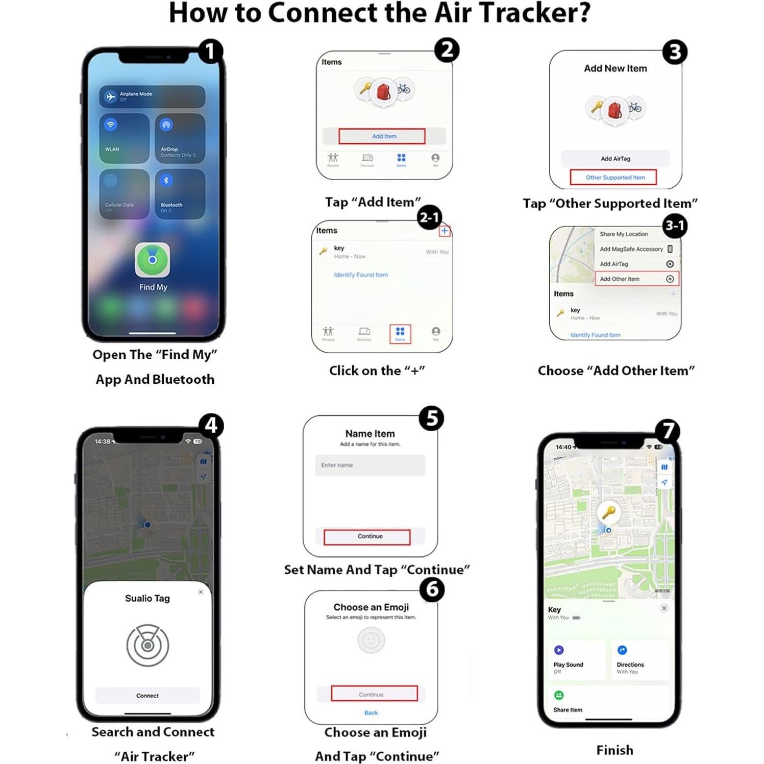 Rastreador Bluetooth Gesuian S1 - Localizador de Llaves y Equipaje