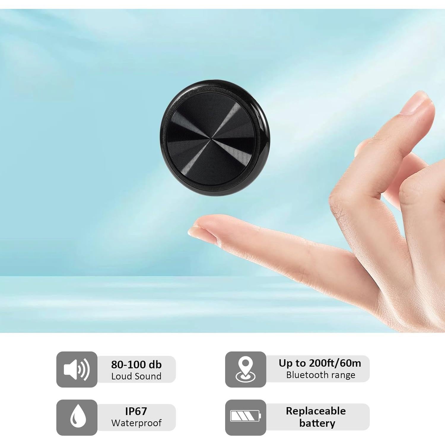 Etiqueta de Rastreo Inteligente USRIXITECH para Llaves y Más