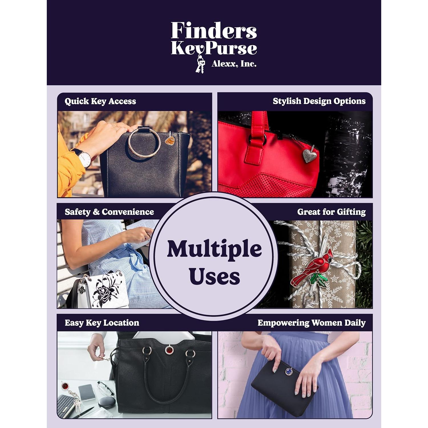 Buscador de Llaves para Bolsos Gemas - Organizador Estiloso