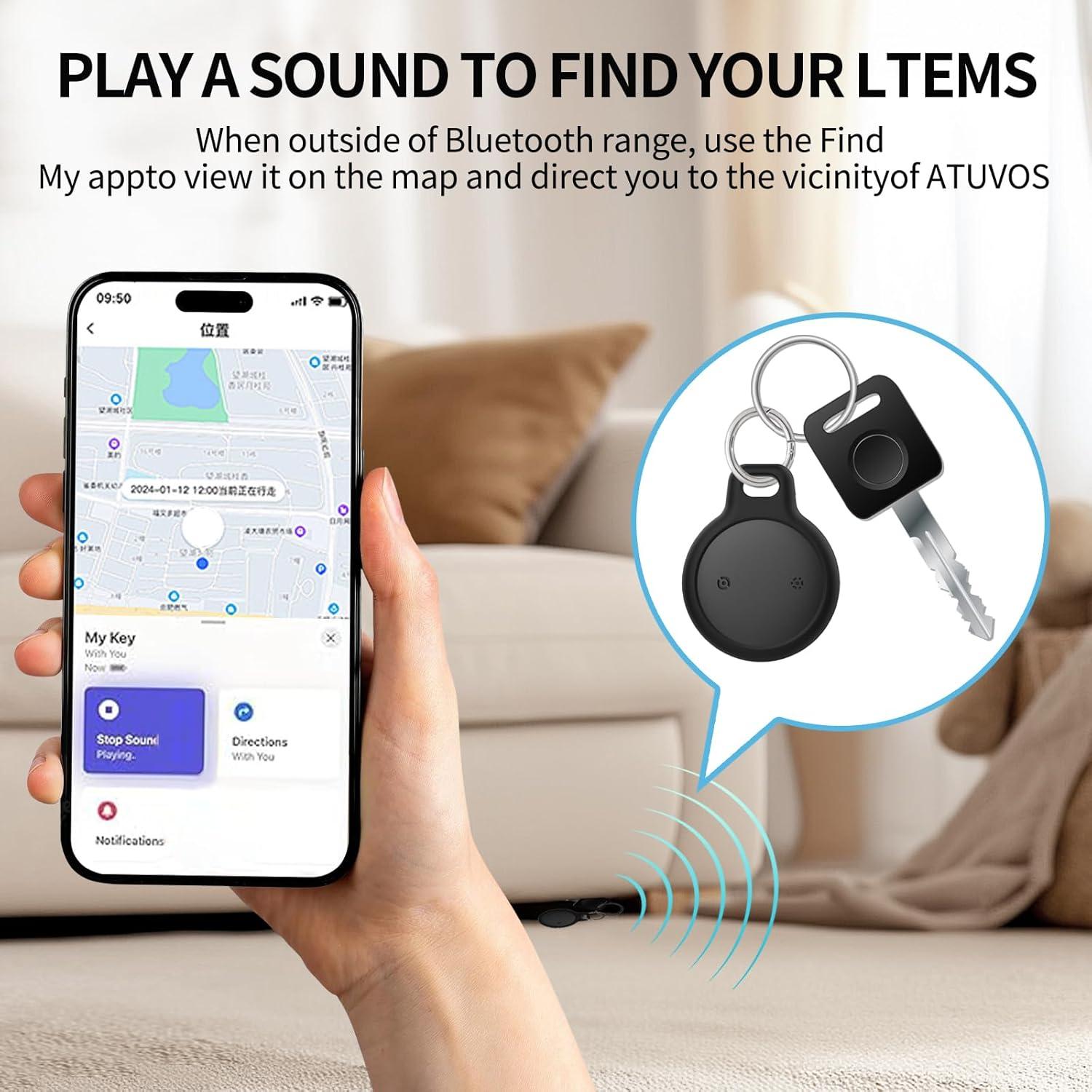 Rastreador Inteligente Ithuge - Compatible con Apple Find My