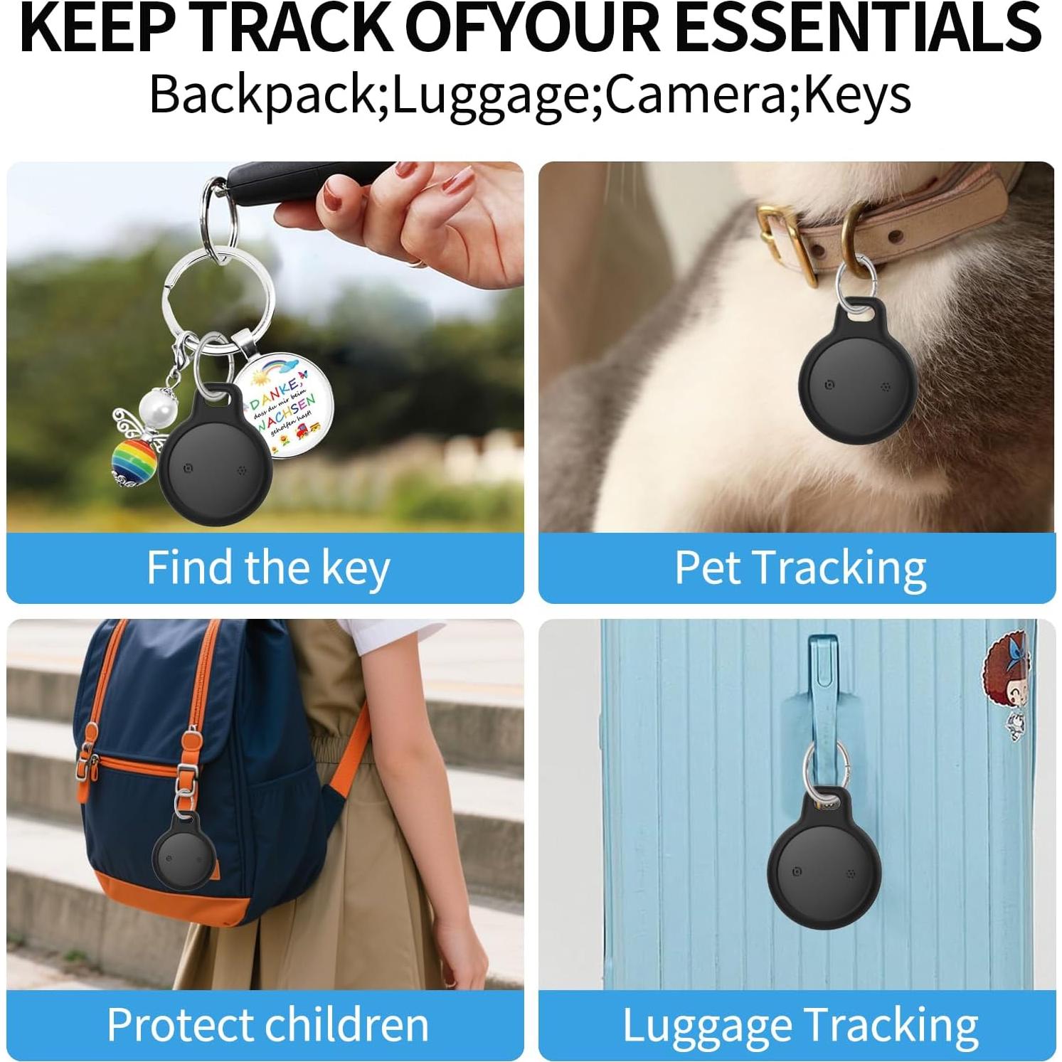 Rastreador Inteligente Ithuge - Compatible con Apple Find My