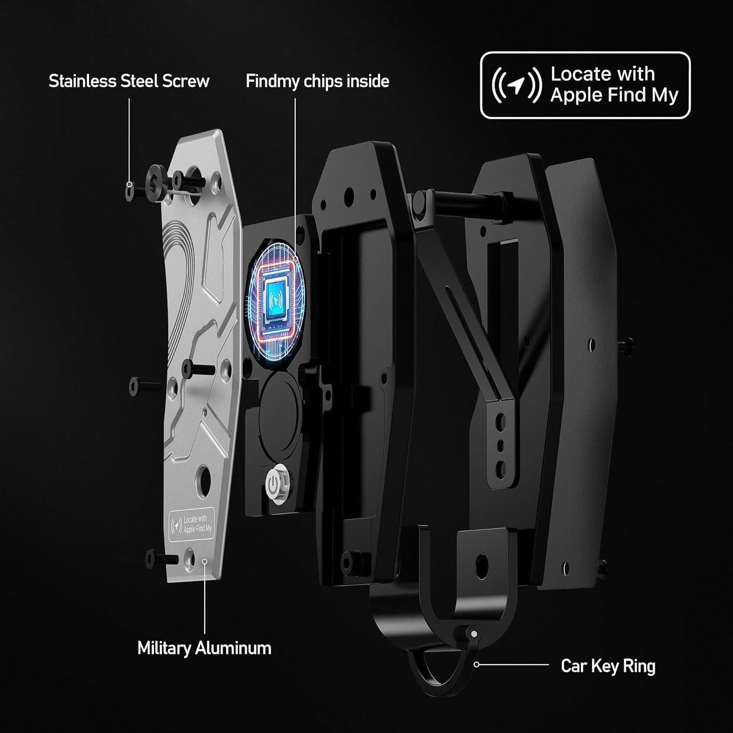 Llave de Aire Zeeker con Rastreador GPS y Find My - Gris