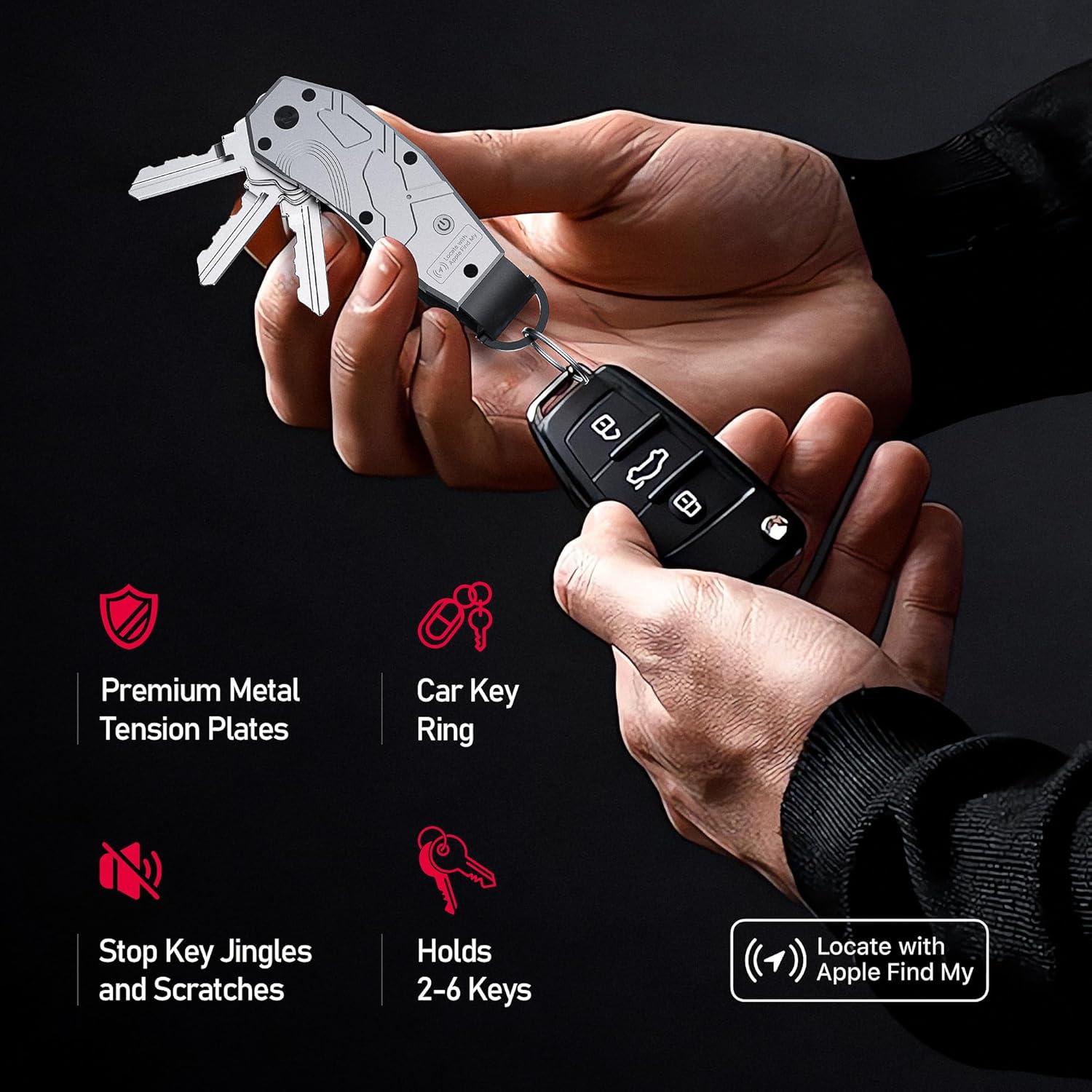 Llave de Aire Zeeker con Rastreador GPS y Find My - Gris