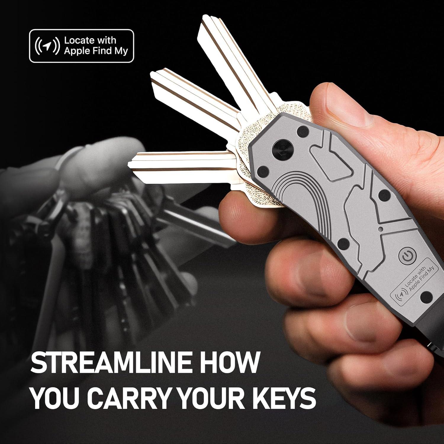 Llave de Aire Zeeker con Rastreador GPS y Find My - Gris