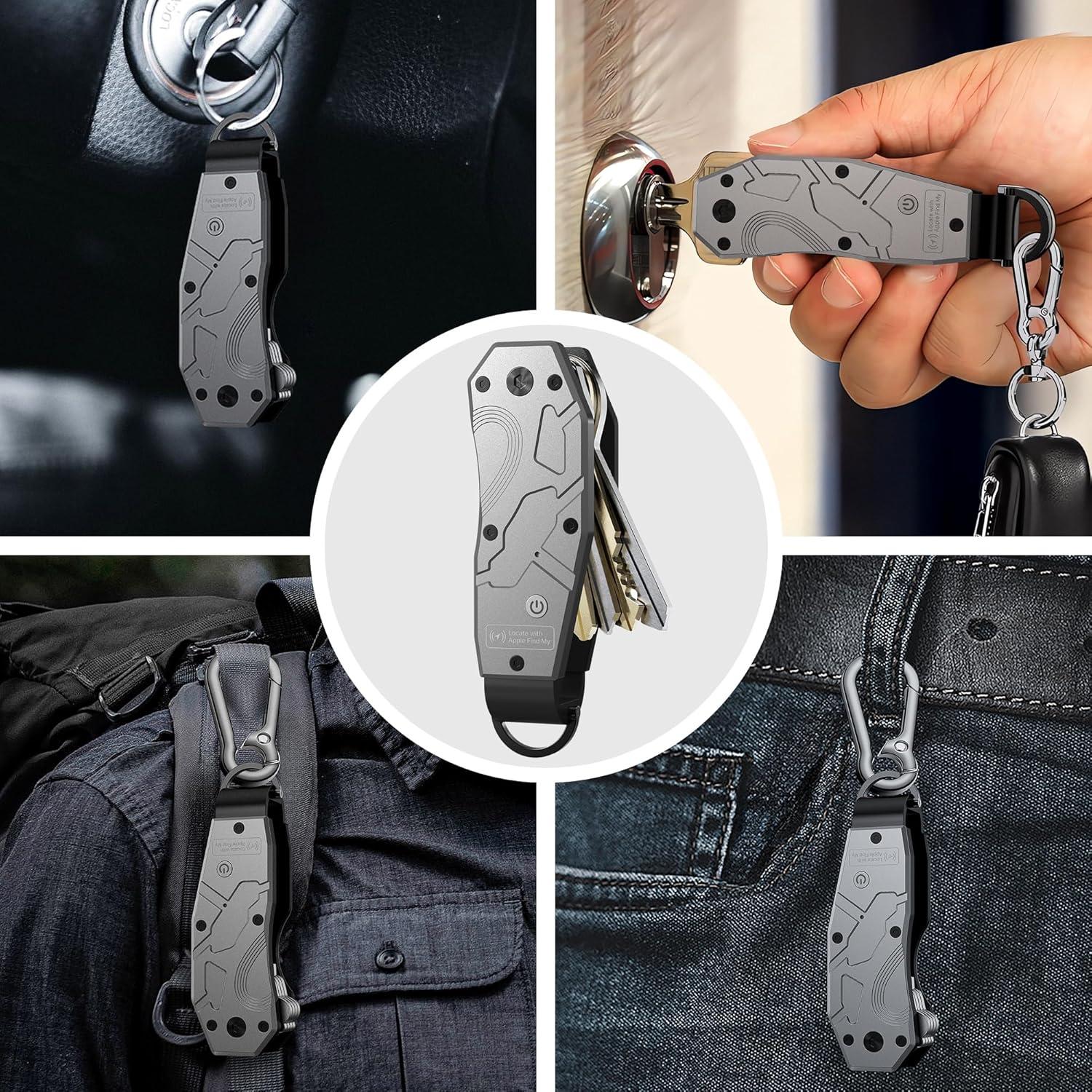 Llave de Aire Zeeker con Rastreador GPS y Find My - Gris