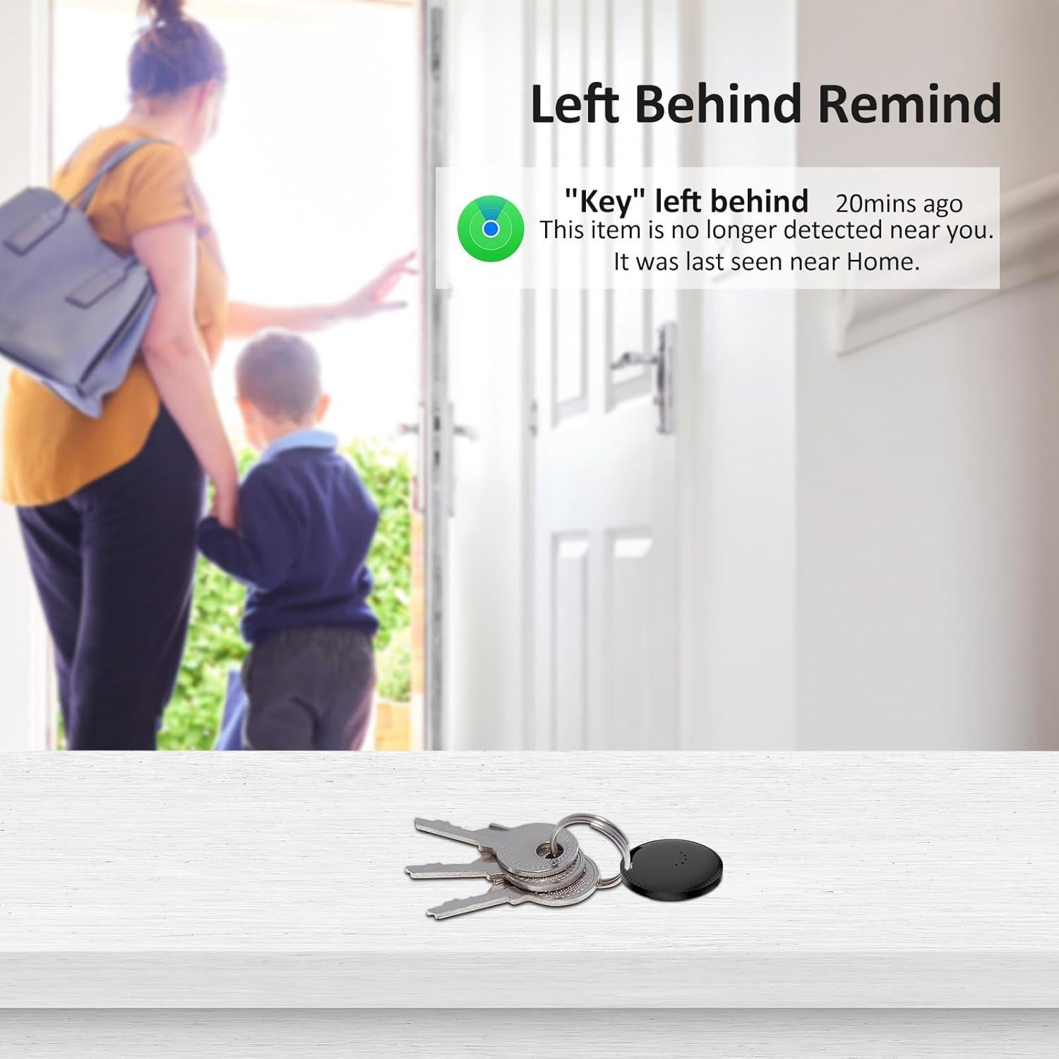 Etiquetas de Rastreo Bluetooth Apple Find My - Paquete de 2 Negro