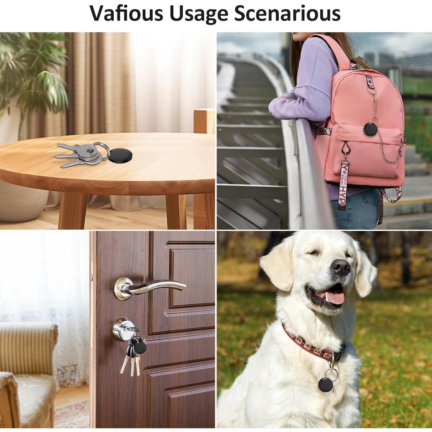 Etiquetas de Rastreo Bluetooth Apple Find My - Paquete de 2 Negro