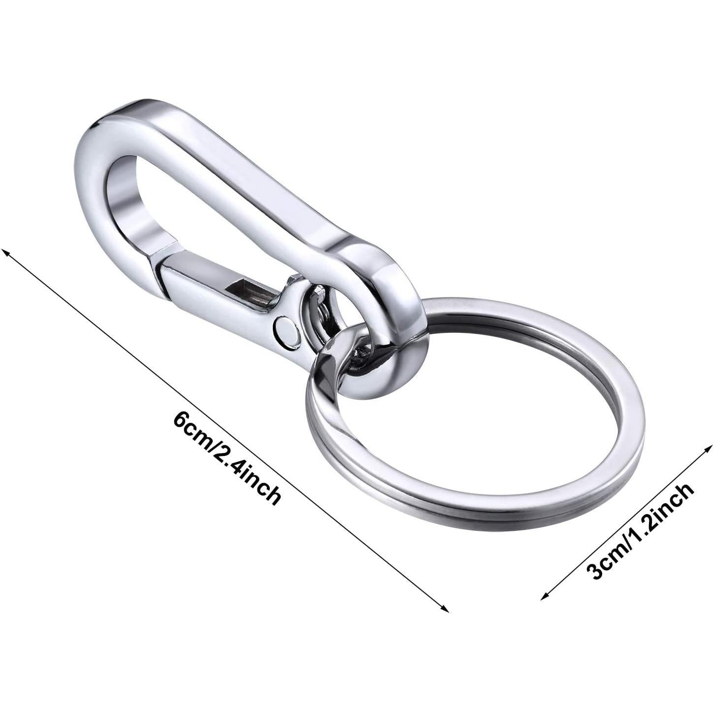 Llaveros de Metal Mudder con Clip para Tile Gen 2 - 38x18mm