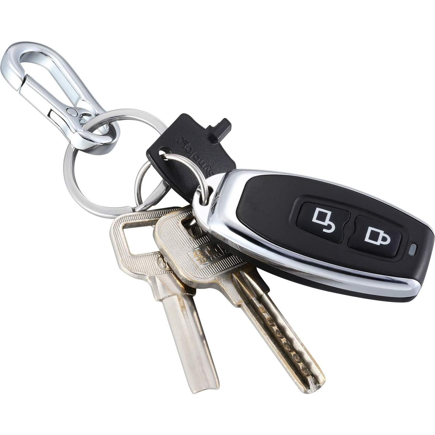 Llaveros de Metal Mudder con Clip para Tile Gen 2 - 38x18mm