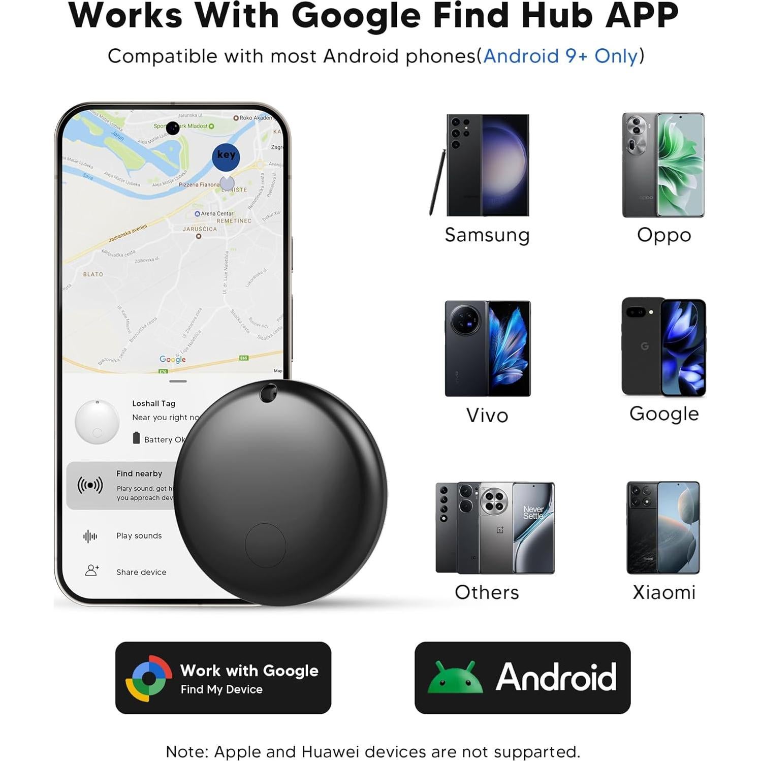Etiqueta de Rastreo Bluetooth Android - 4 Unidades - Smart Tag