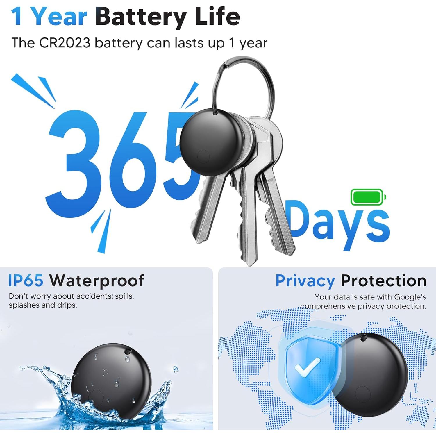 Etiqueta de Rastreo Bluetooth Android - 4 Unidades - Smart Tag