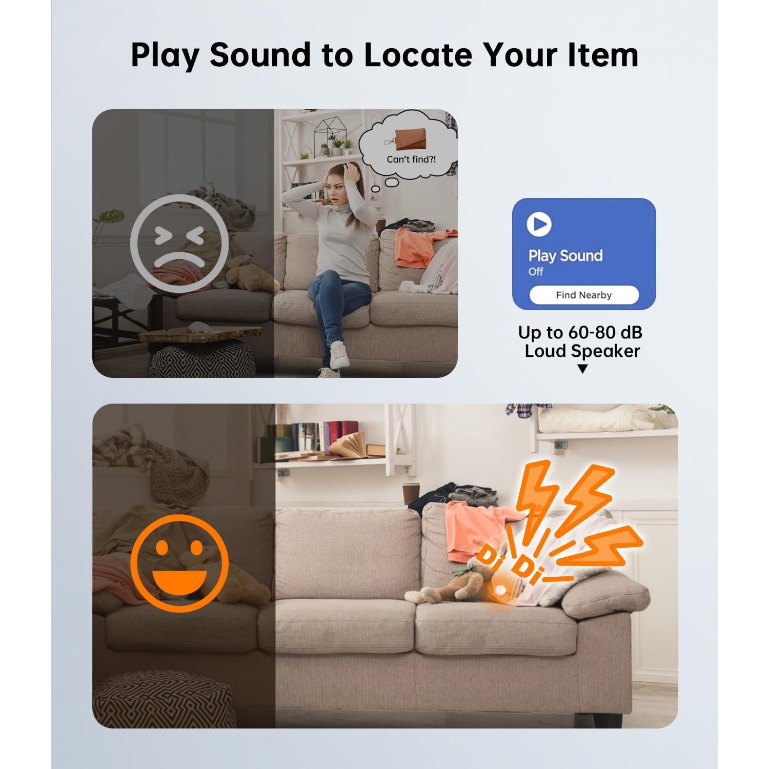 Etiquetas de Seguimiento Bluetooth NOVOO Air - Paquete de 2