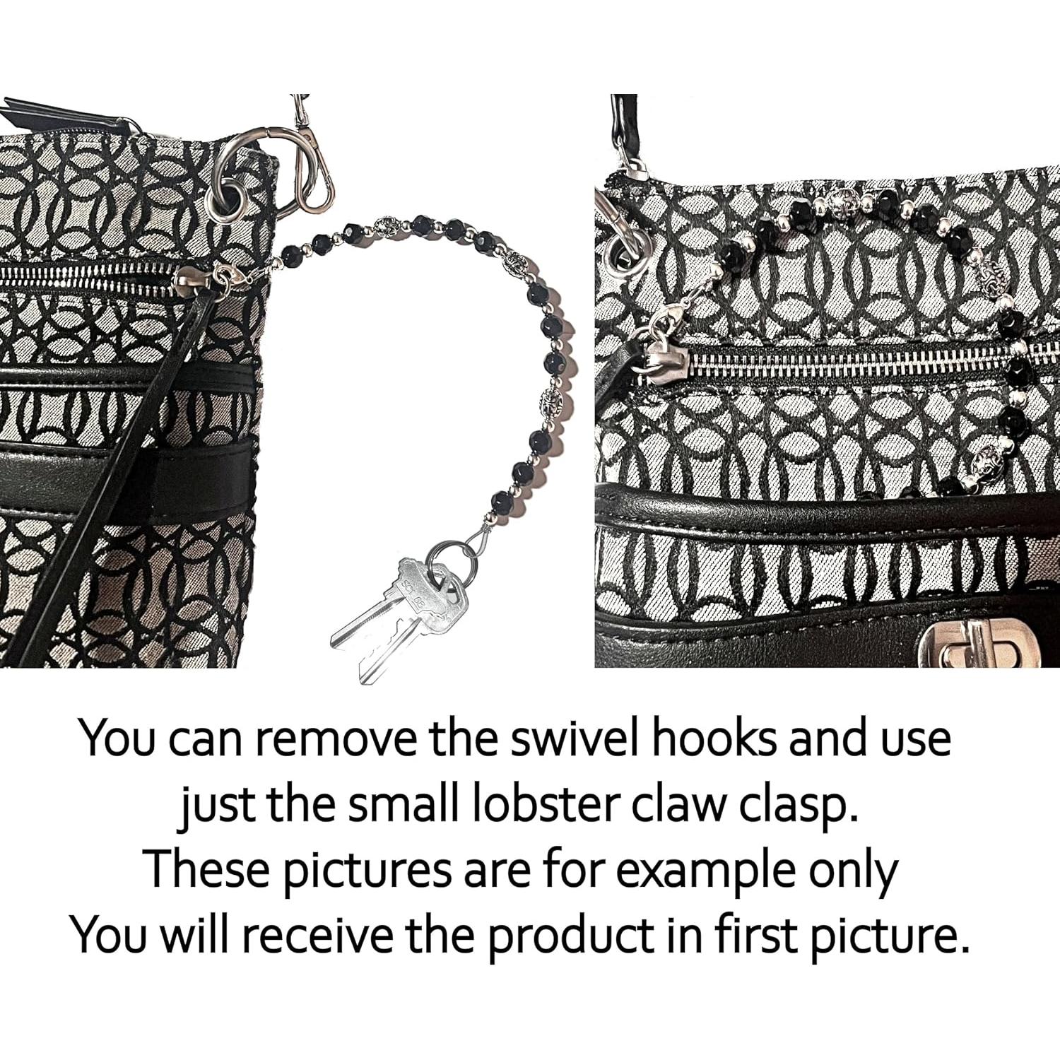 Porta Llaves de Perlas Hidden Hollow 30.48 cm Turquesa