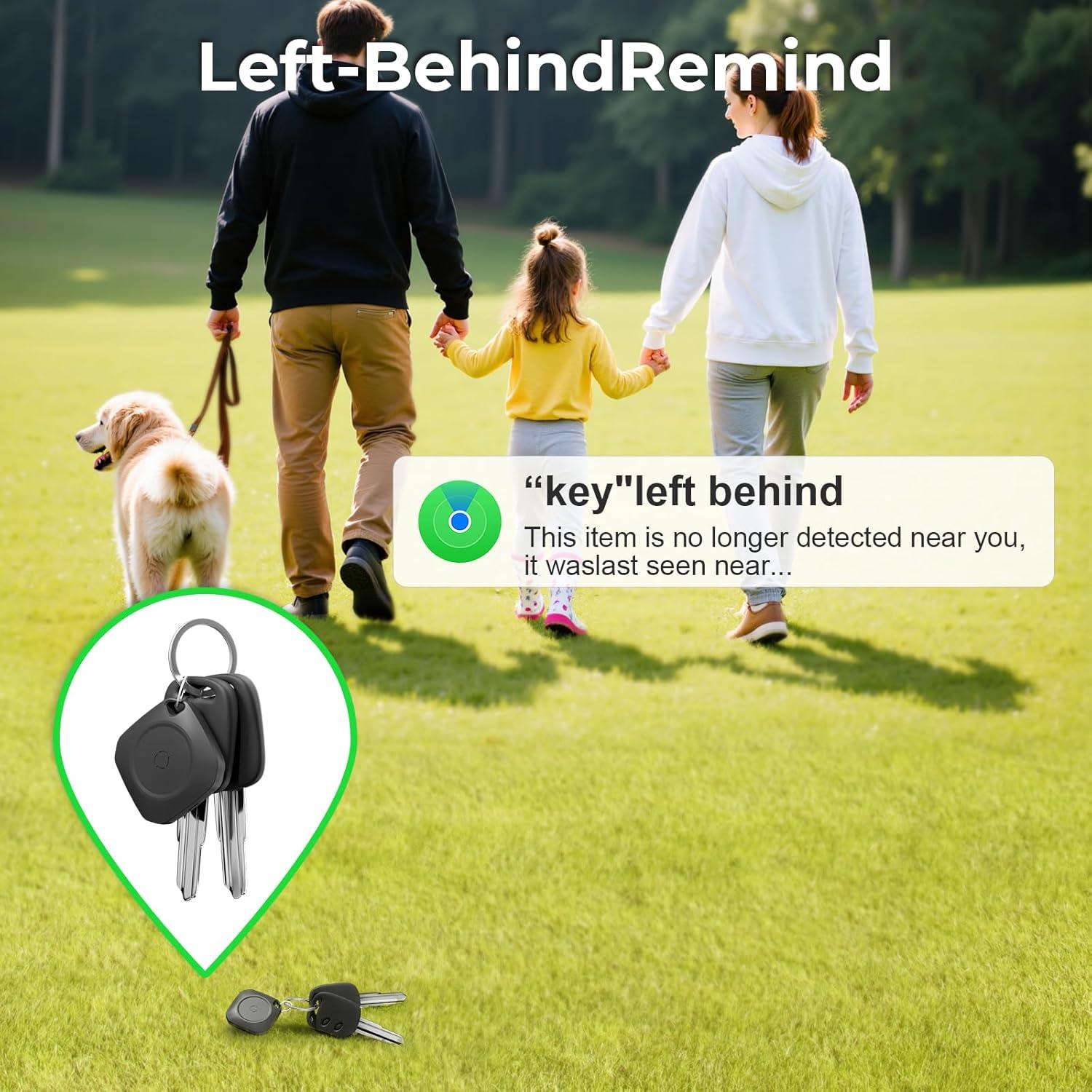 Etiquetas de Seguimiento WeTag 2 - Paquete de 4, Bluetooth, Negro