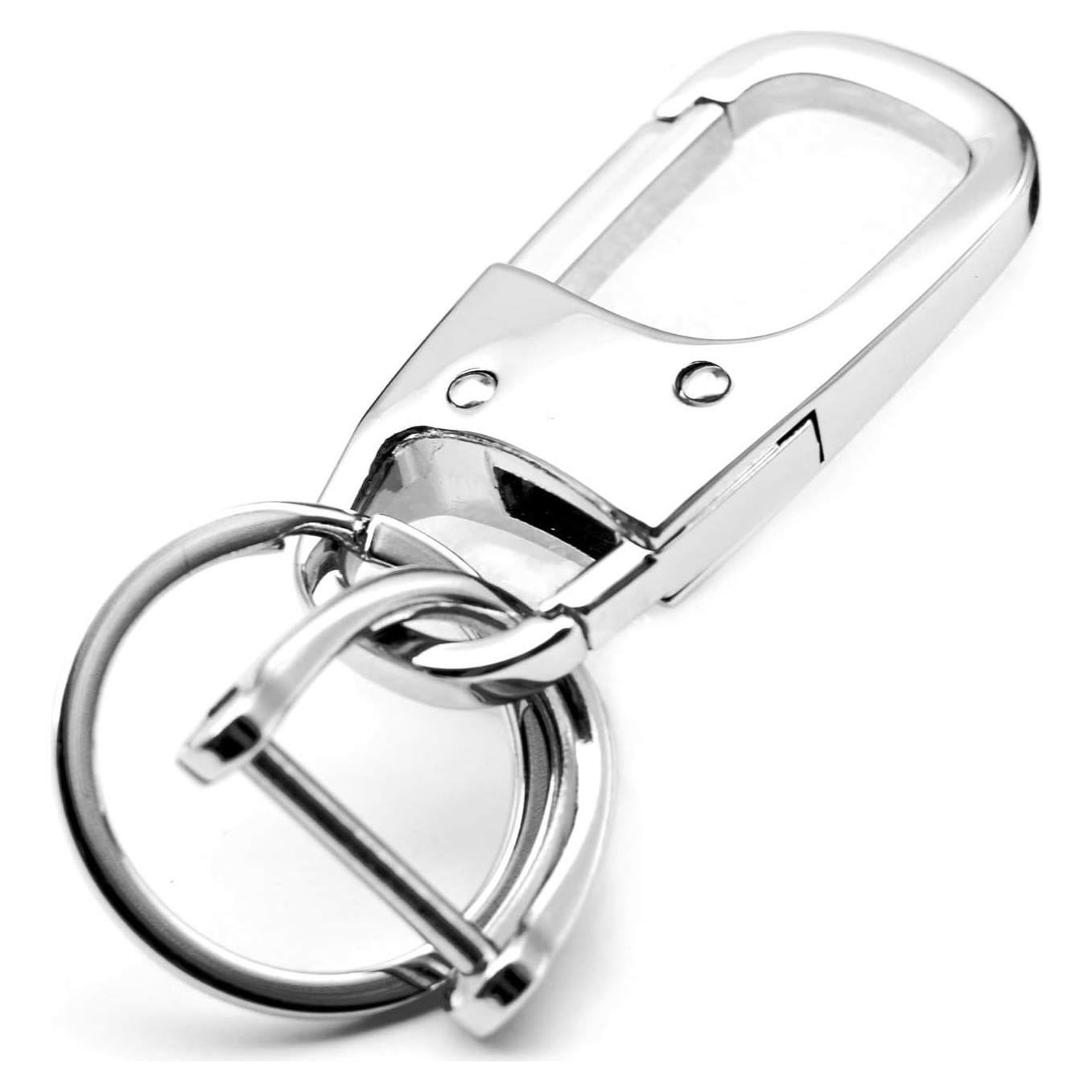 Llave de Metal MECHCOS Clip Antipérdida para Llaveros