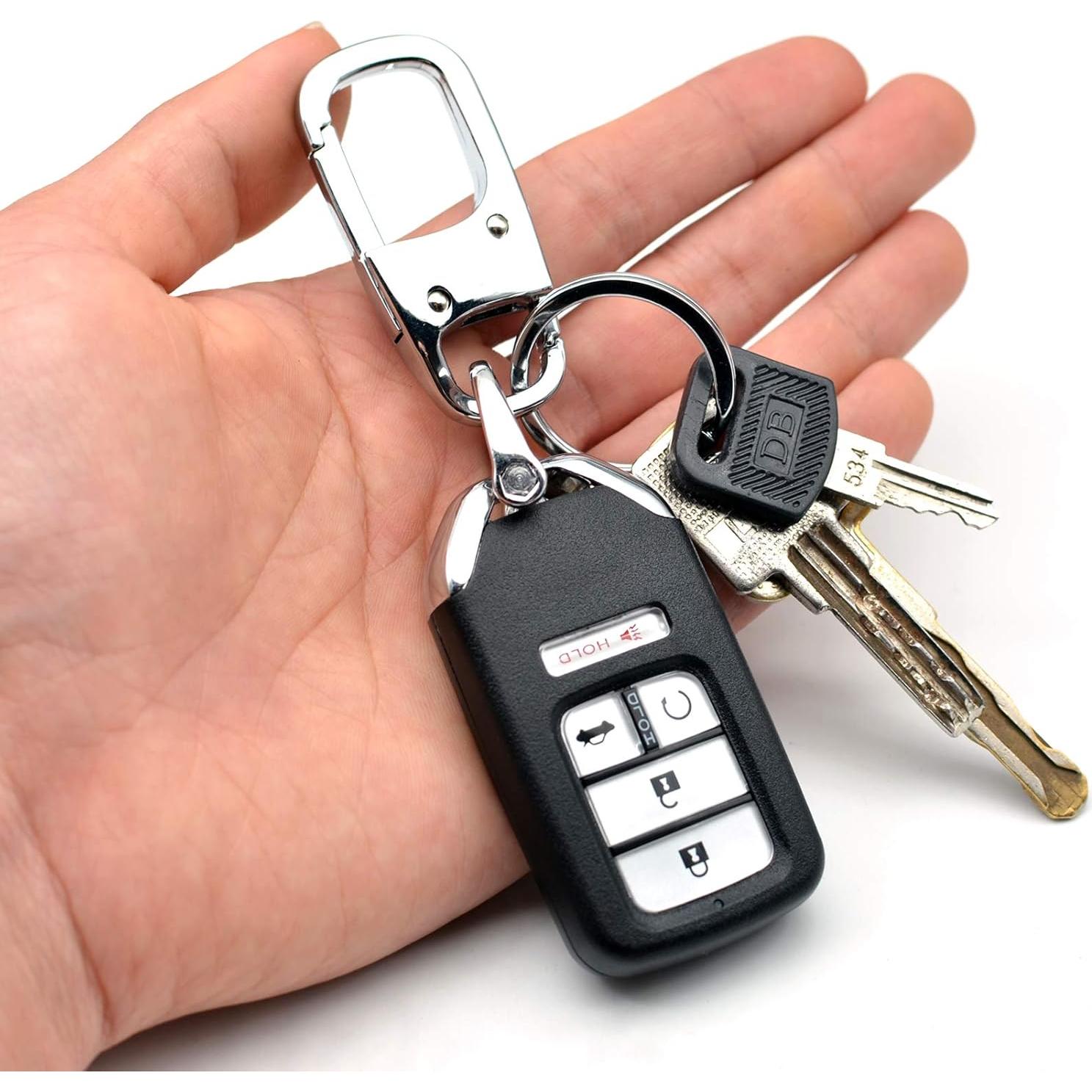 Llave de Metal MECHCOS Clip Antipérdida para Llaveros