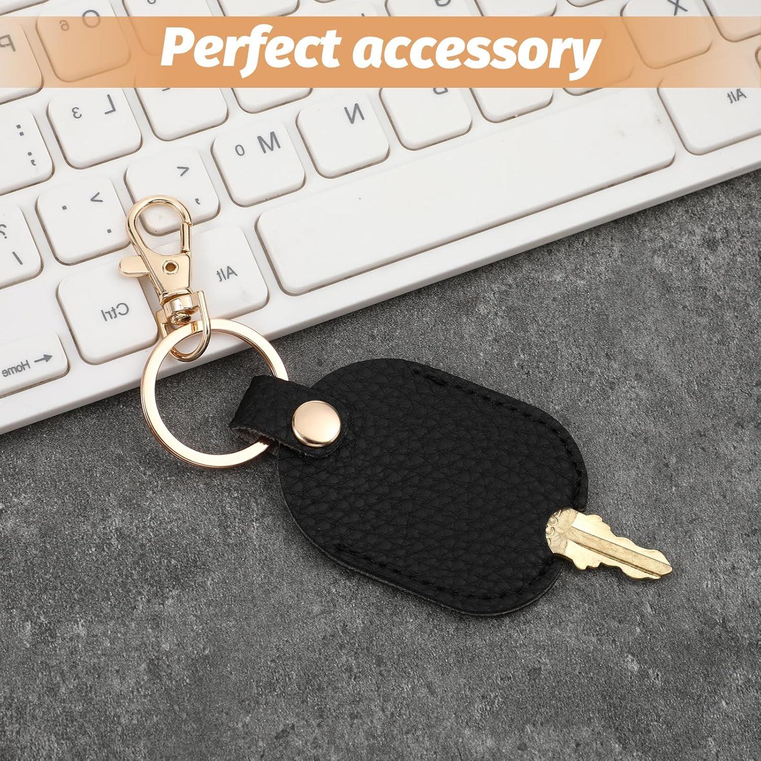 Funda de Llave de Coche de Cuero FdcLixuvol Universal Negra