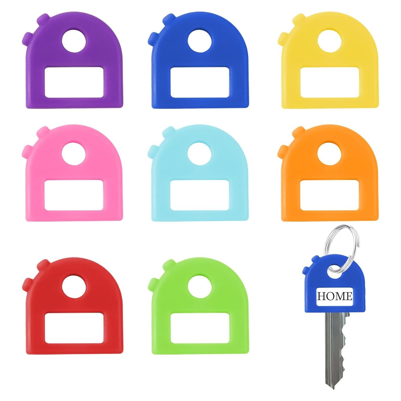 8 Fundas de Llave Silicona Loghohu Multicolor 2.8cm