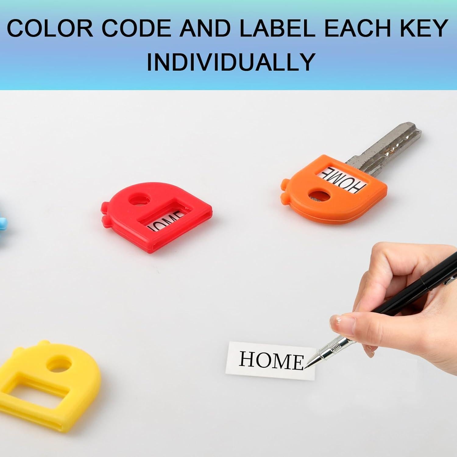 8 Fundas de Llave Silicona Loghohu Multicolor 2.8cm