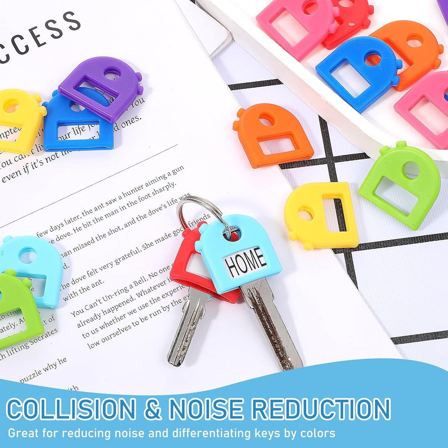 8 Fundas de Llave Silicona Loghohu Multicolor 2.8cm